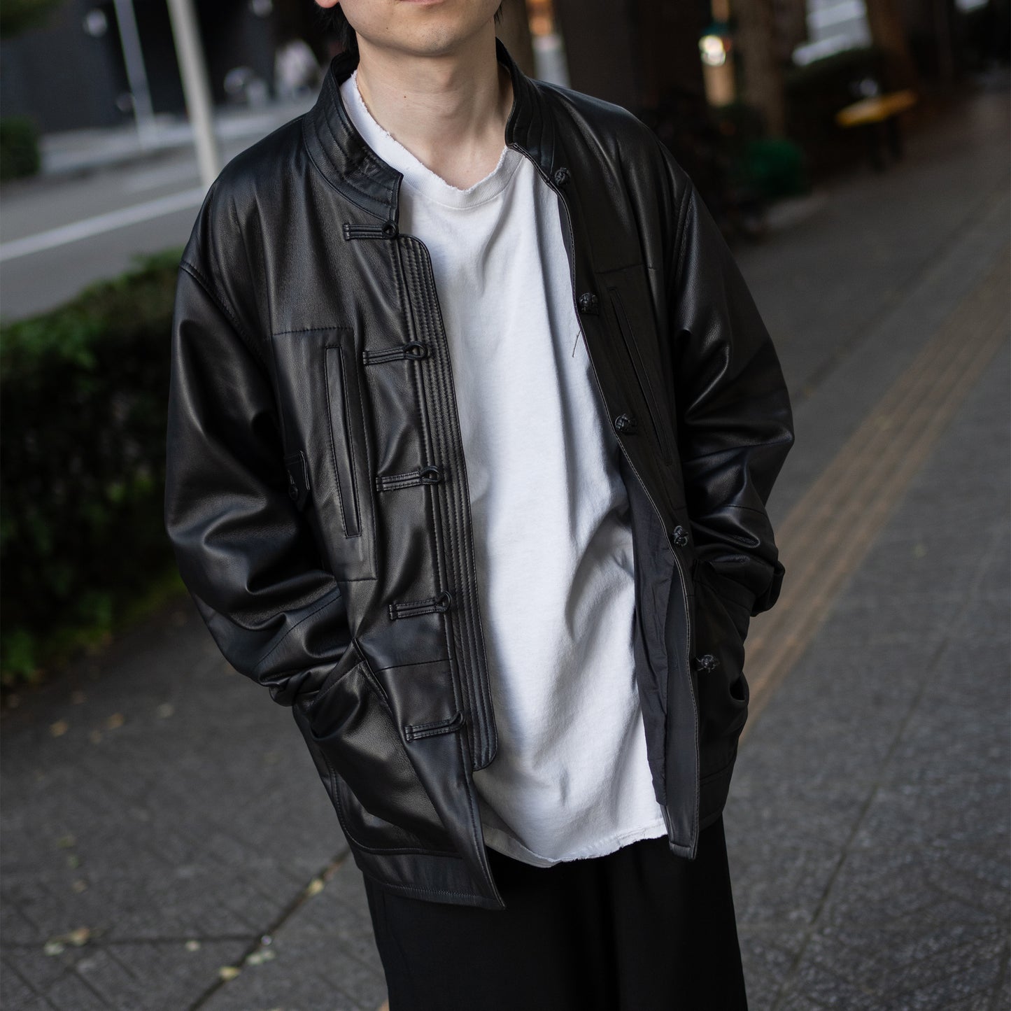 CCU / CHINA SHIRT JACKET "BLK"