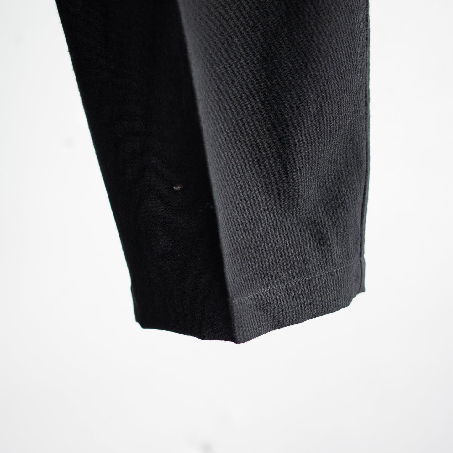 kontor/ 3 PLEAT WOOL PANTS "BLACK"