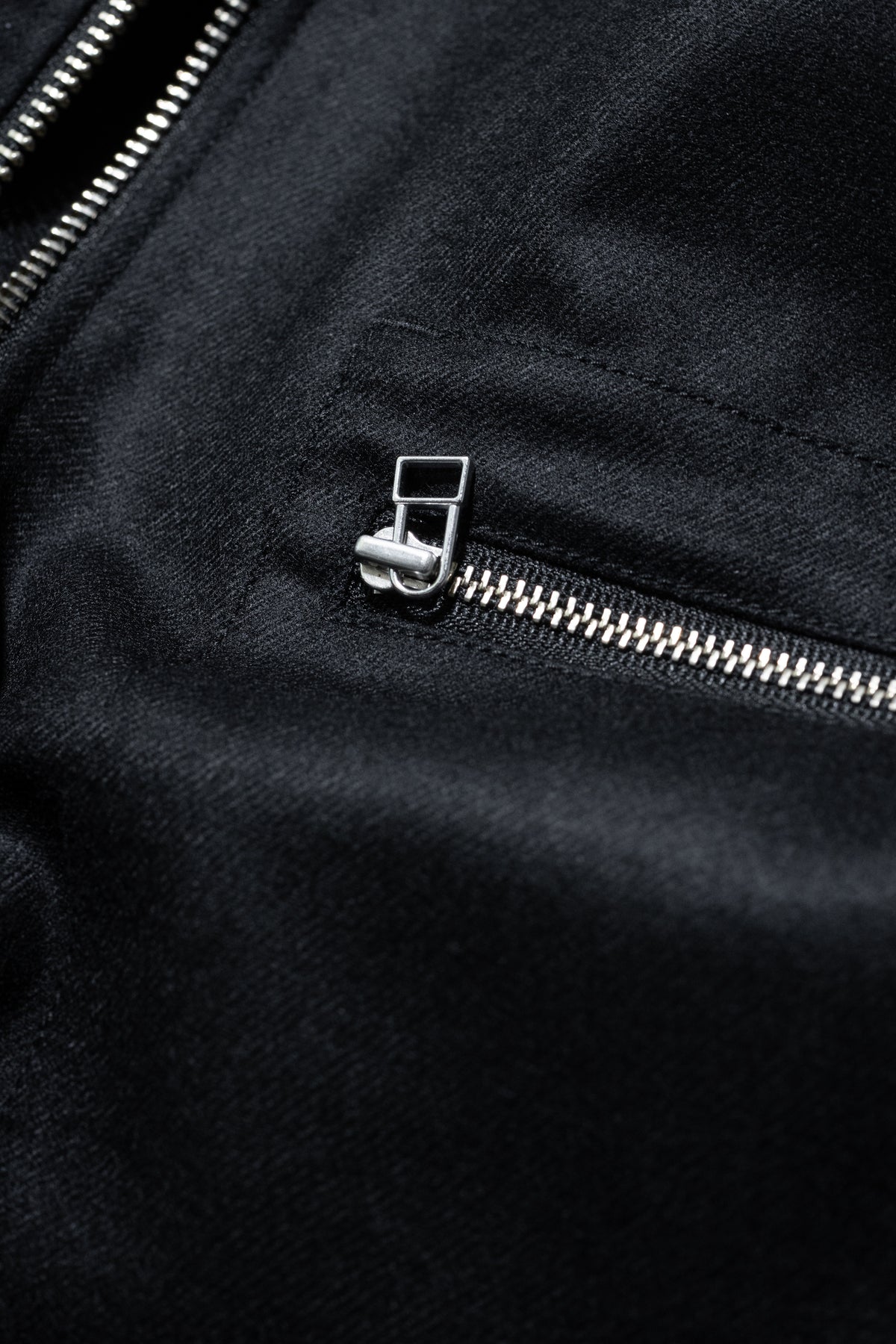 Afiit / WOOL ZIP SHIRT   "BLACK"