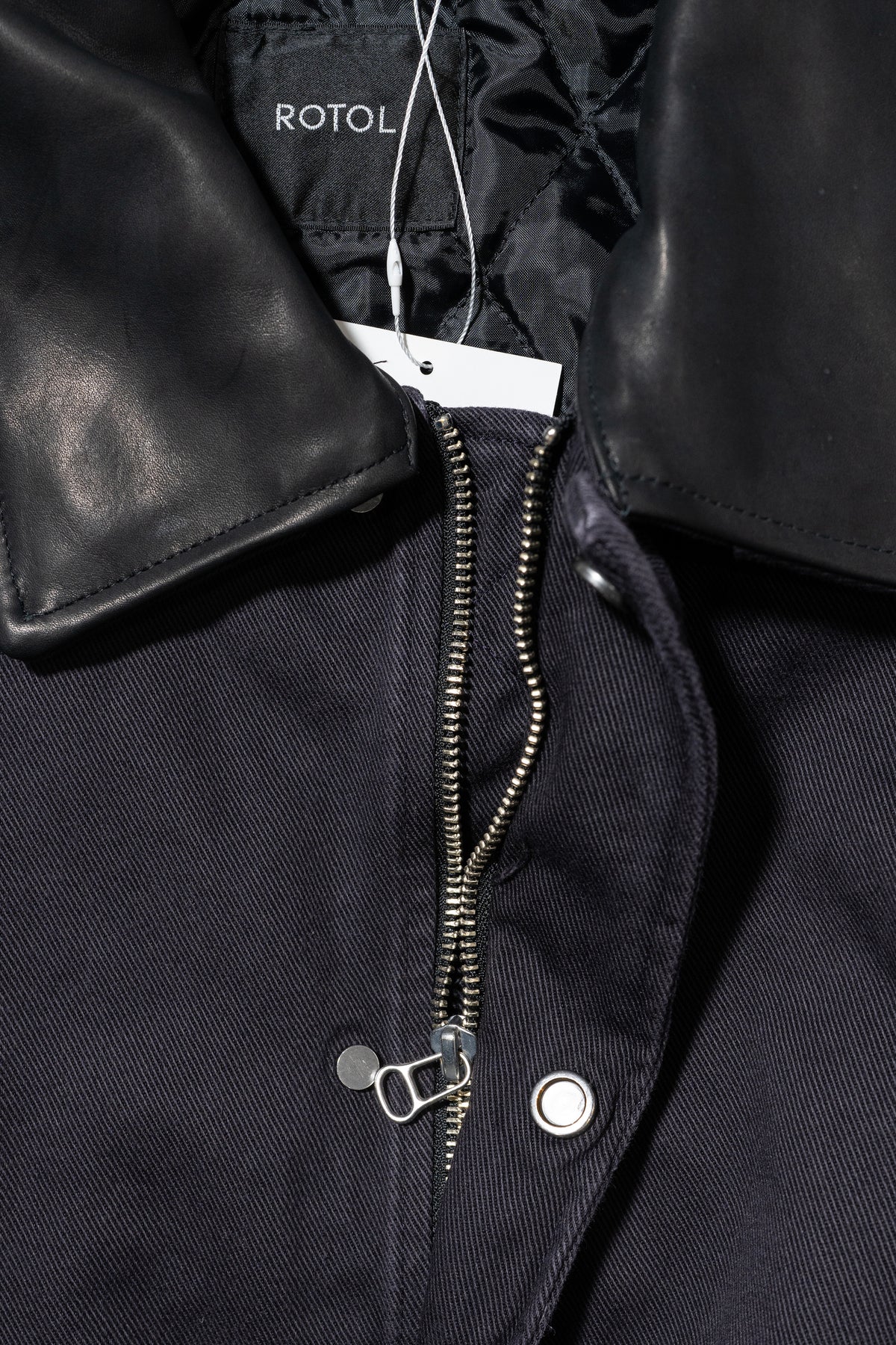 ROTOL/ Sulfur Dye Twill Work Blouson "BLACK"