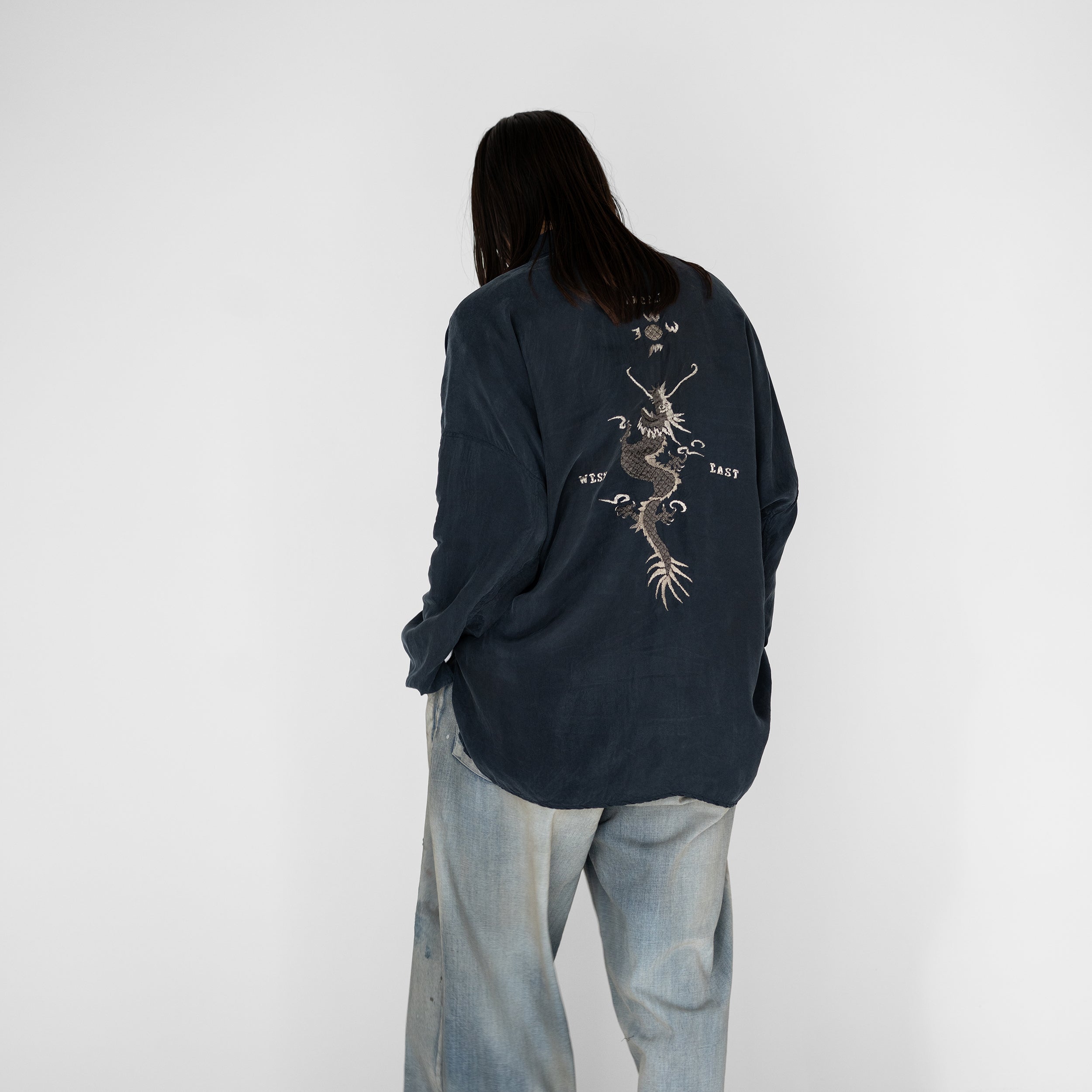 ANCELLM(アンセルム) / EMBROIDERED SOUVENIR SHIRT 