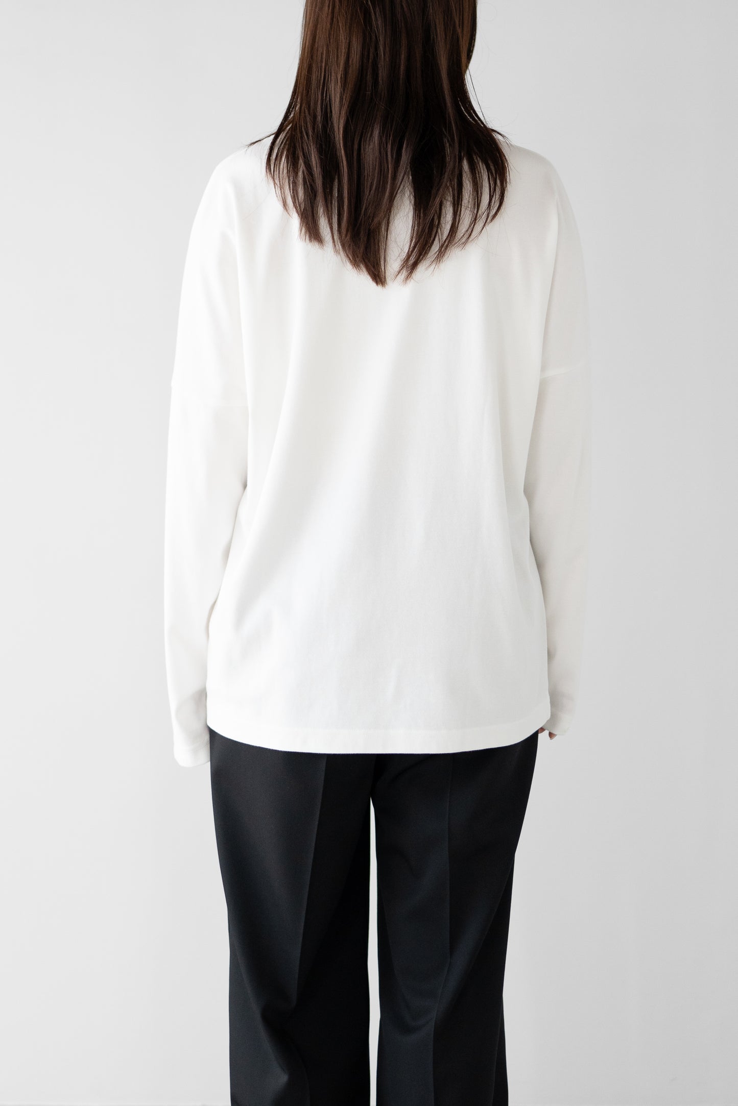 O- /  FLAT - L/S "White"