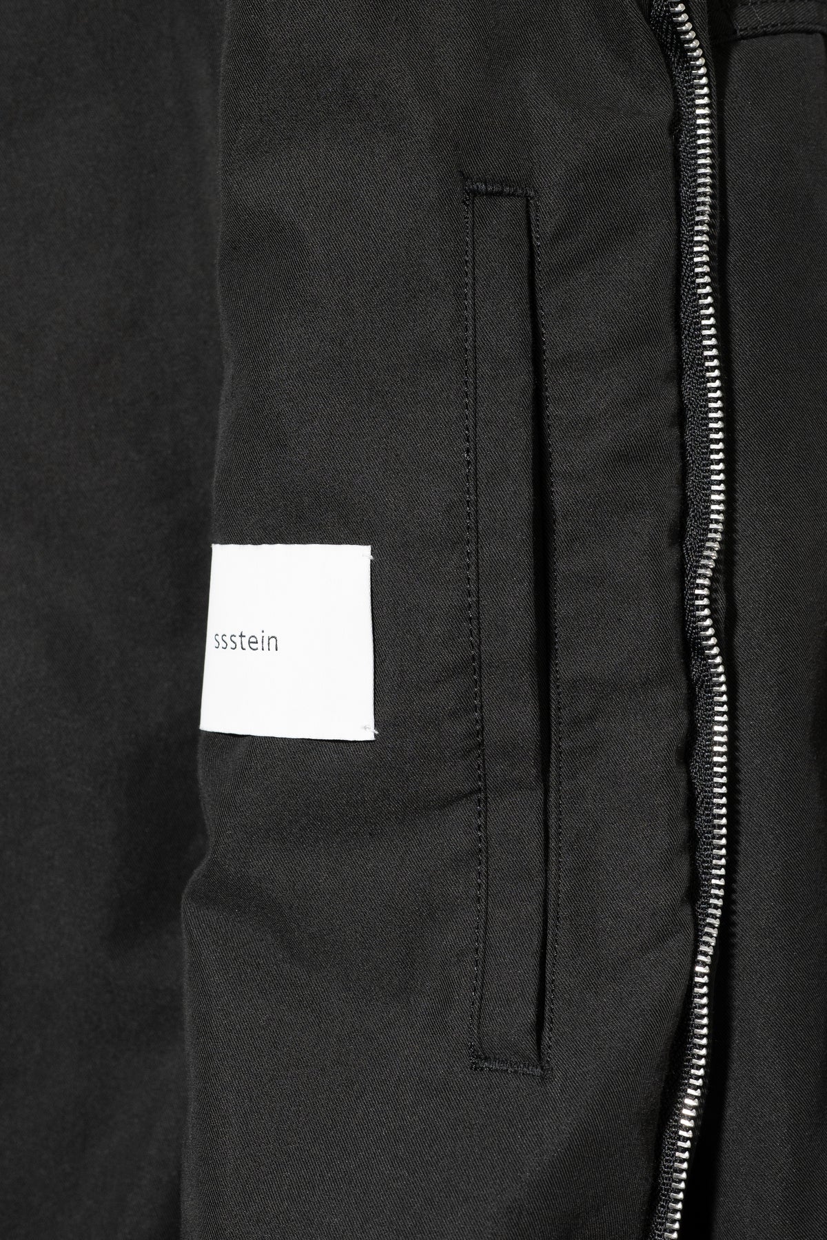ssstein/ WINDPROOF COTTON PADDED JACKET "BLACK"