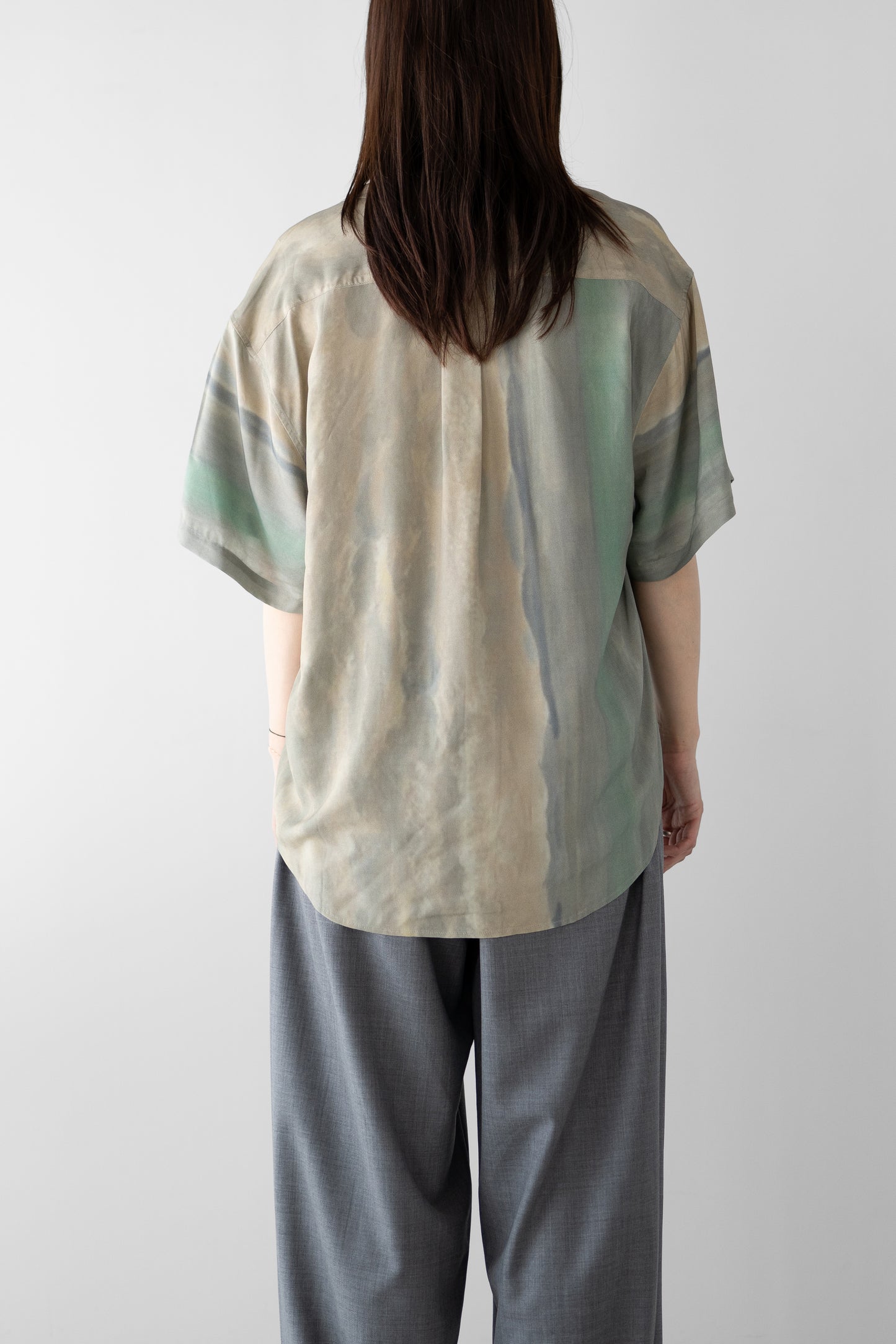 ENCOMING/ MARUQUE SHIRT "GREY/GREEN"