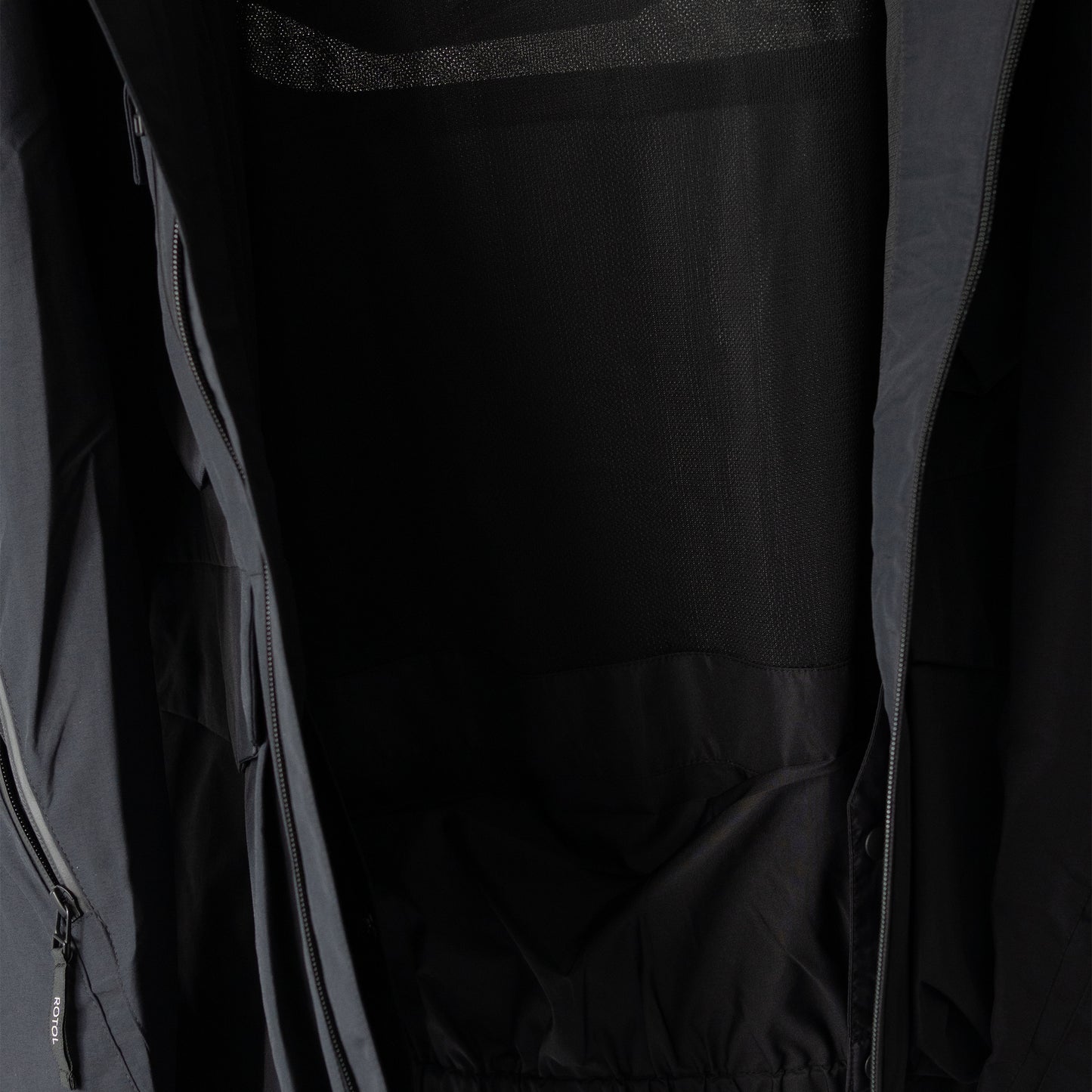 ROTOL/ VENTILATION SHELL PARKA "BLACK"