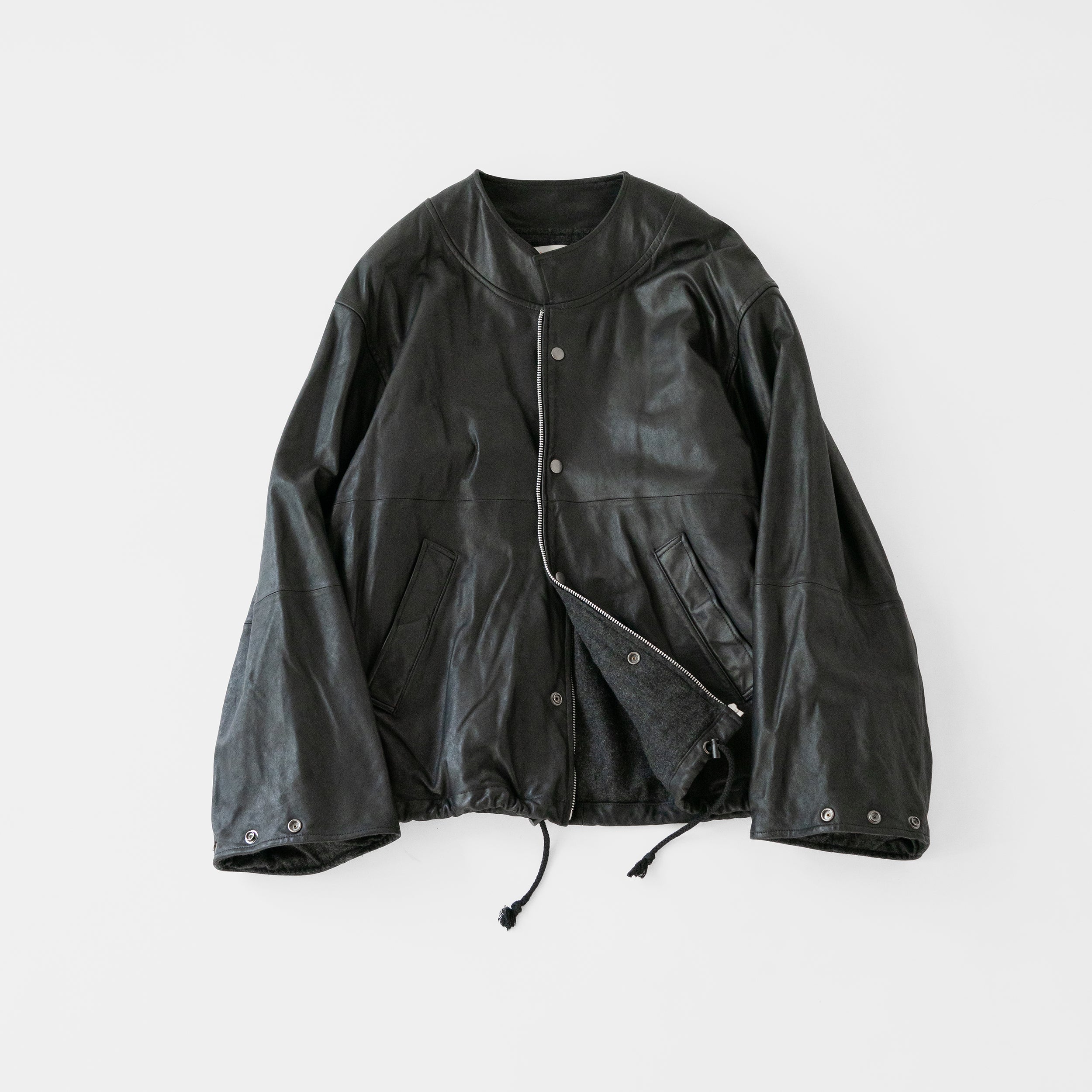 barbell object exclusive attic別注レザージャケット barbell object(バーベルオブジェクト) / leather ns jkt 