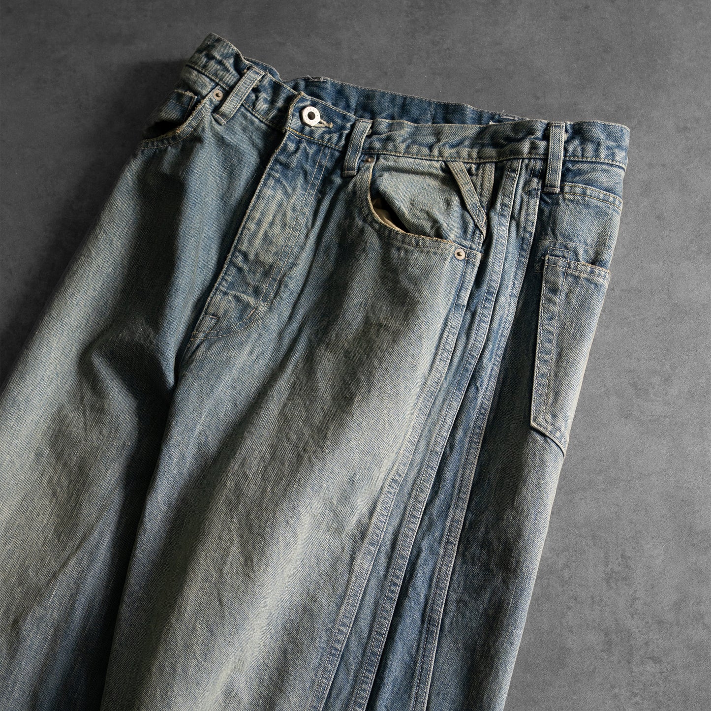 ROTOL/ TRIPLE SEAMS 6P DENIM DAMAGE "IND"