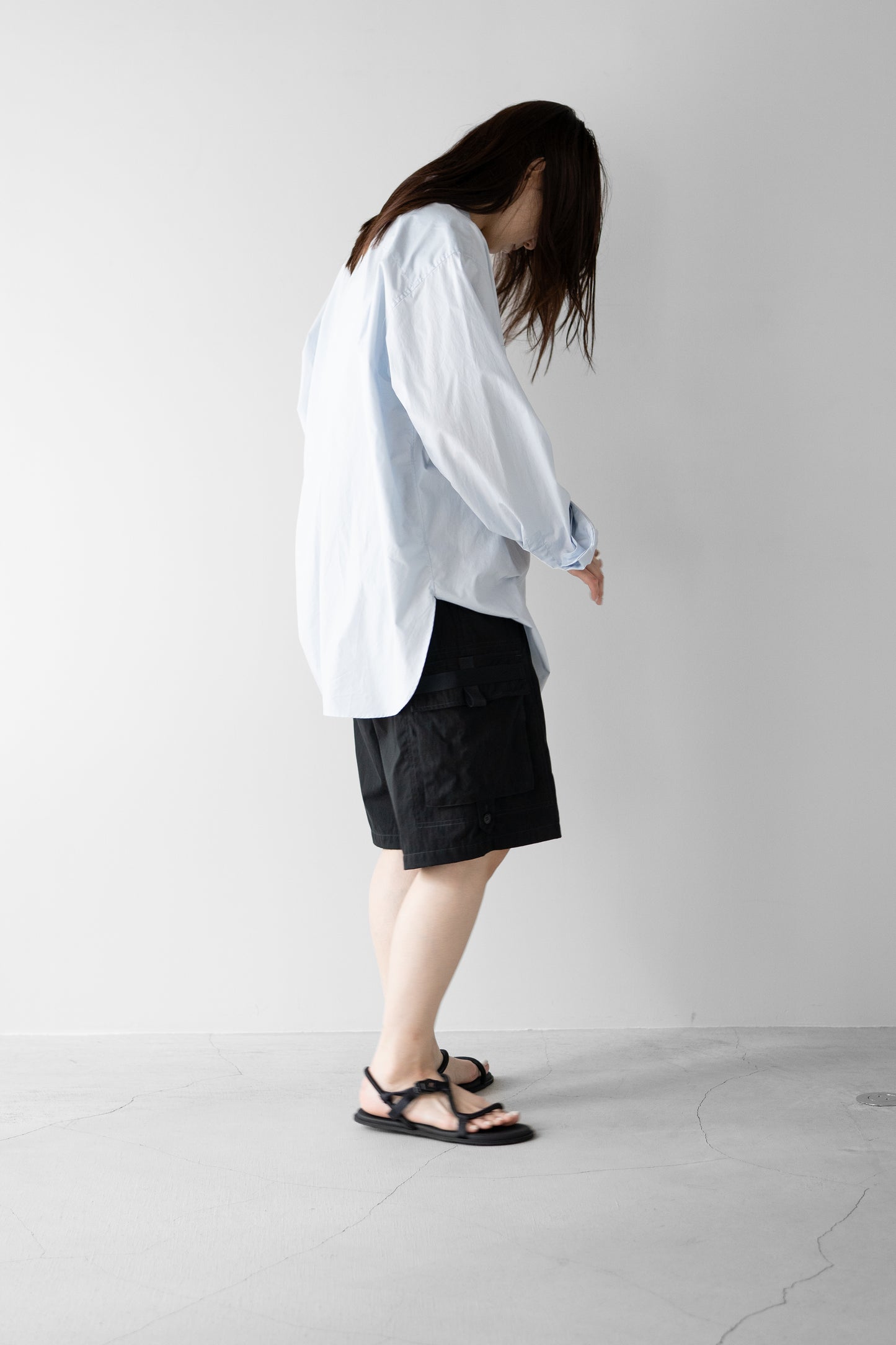 ESSAY/ UTILITY CARGO SHORT PANTS "Black"