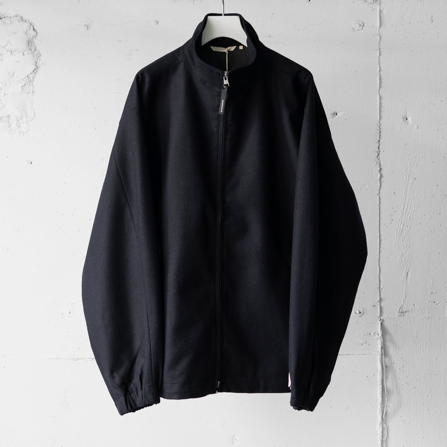 FARAH/ Stand Collar Zip Up Blouson "Navy"