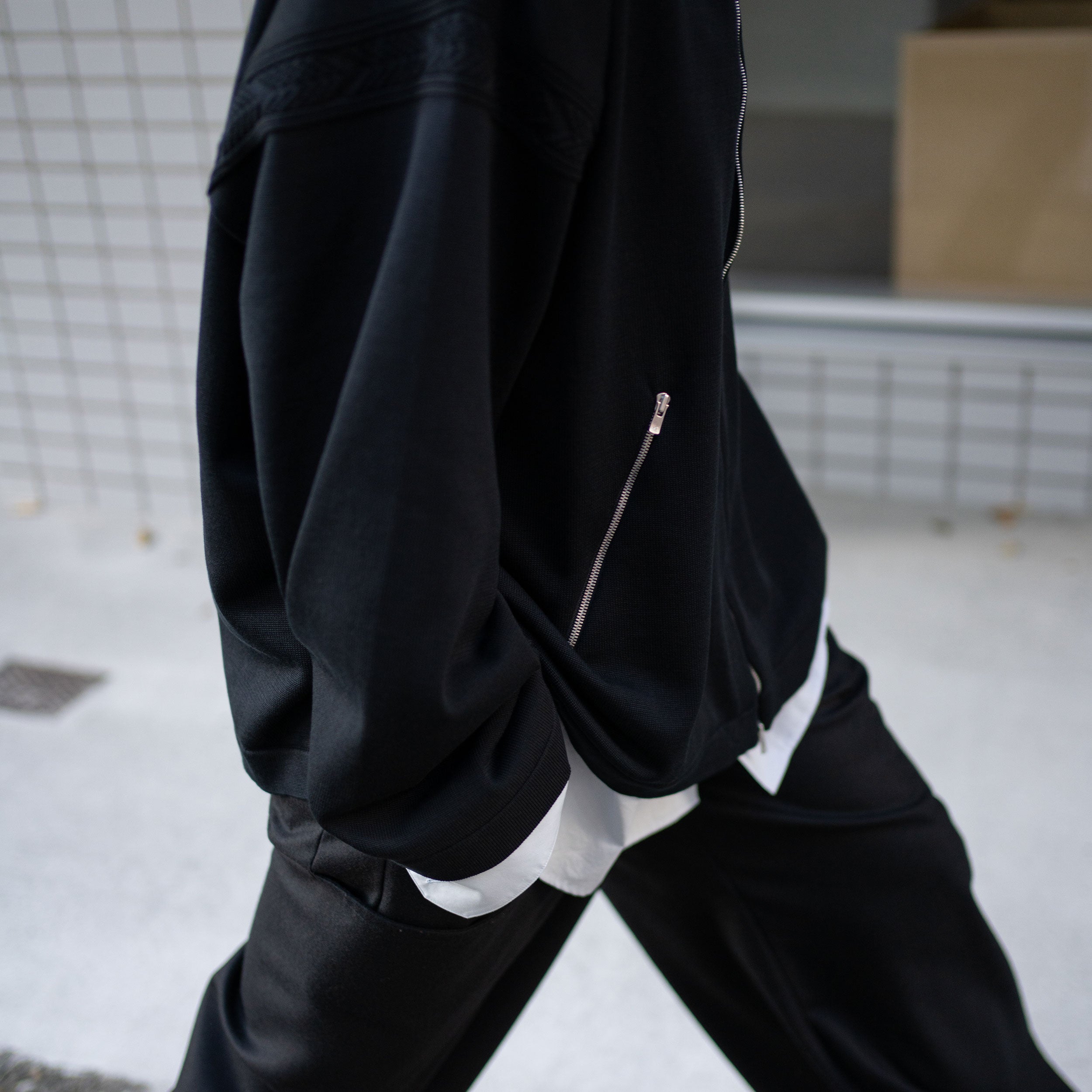 YASHIKI(ヤシキ) / -ex- Zip up knit blouson 