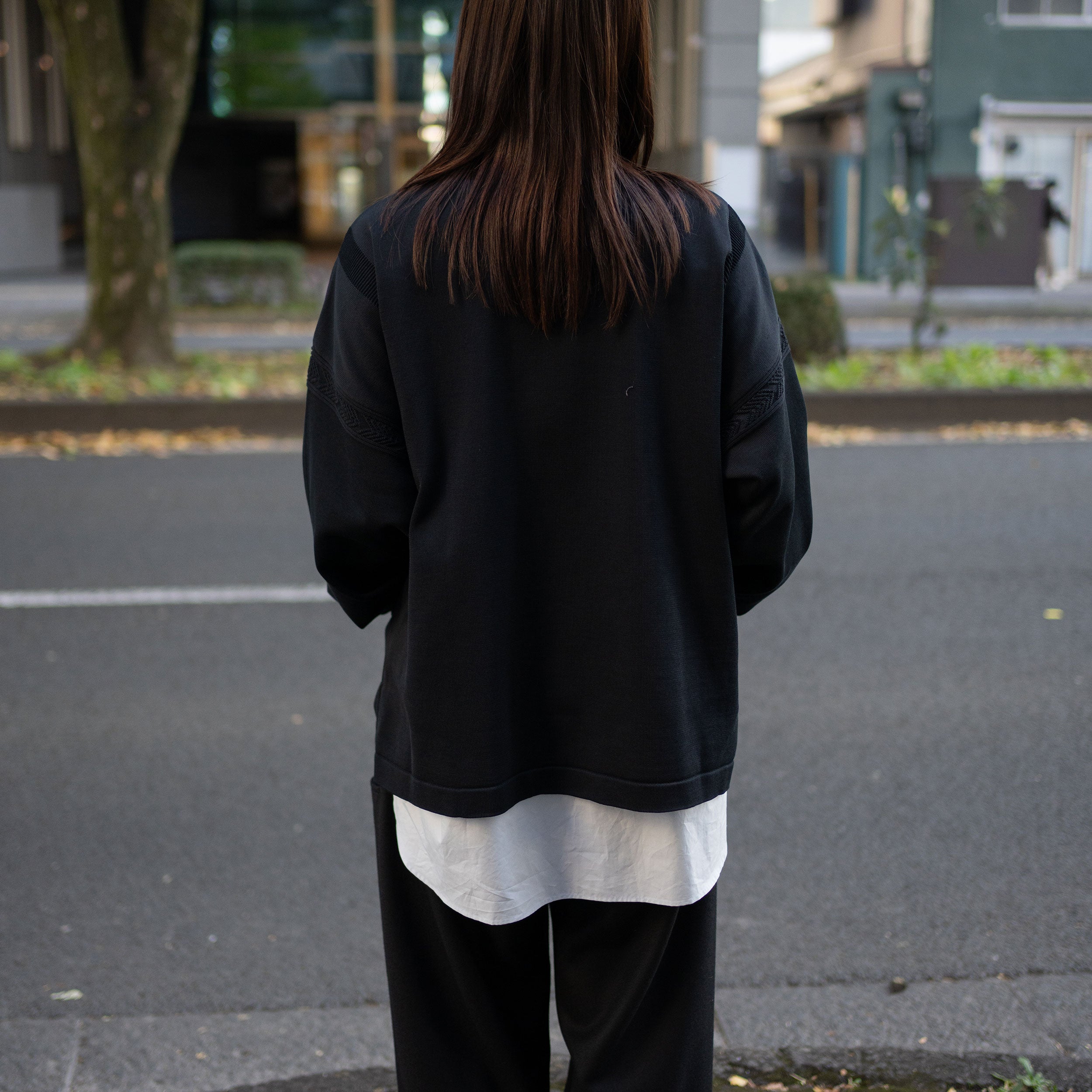 YASHIKI(ヤシキ) / -ex- Zip up knit blouson 