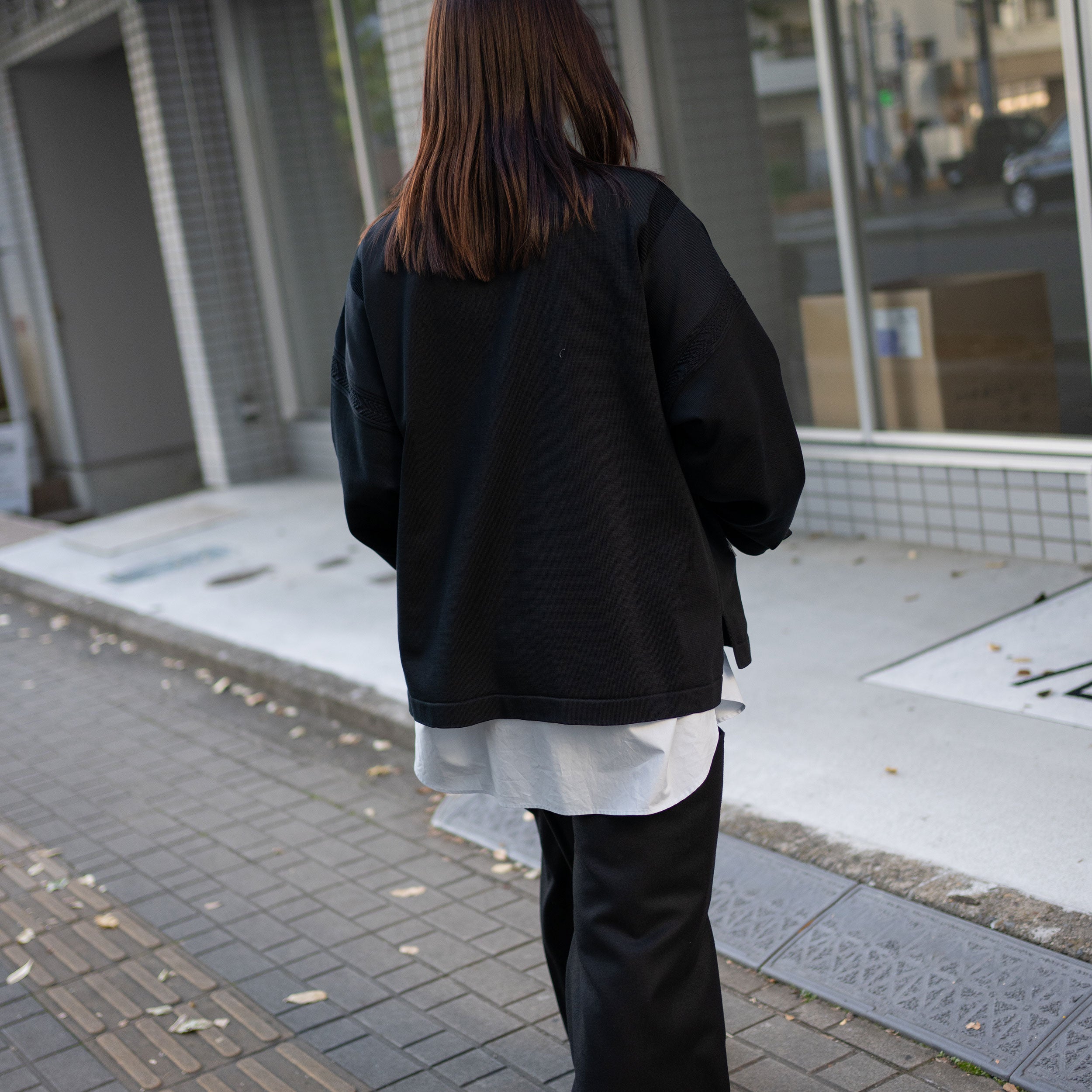 YASHIKI(ヤシキ) / -ex- Zip up knit blouson 