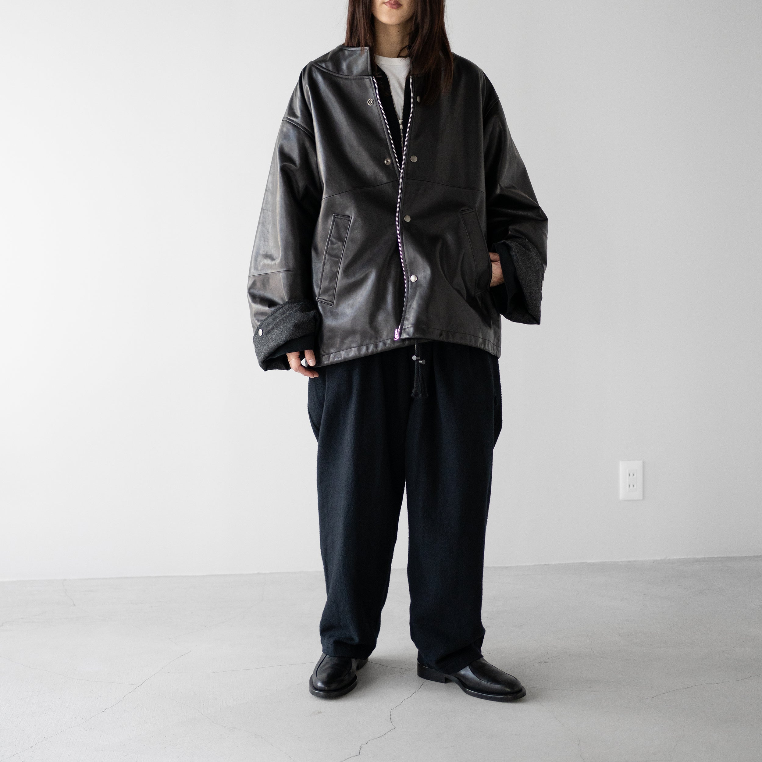 barbell object(バーベルオブジェクト) / leather ns jkt 