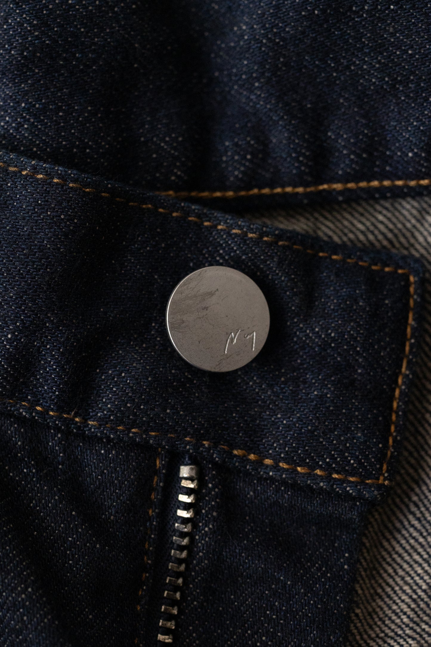 ANCELLM / #02 SELVEDGE TAPERED 5P DENIM PANTS OW "INDIGO"