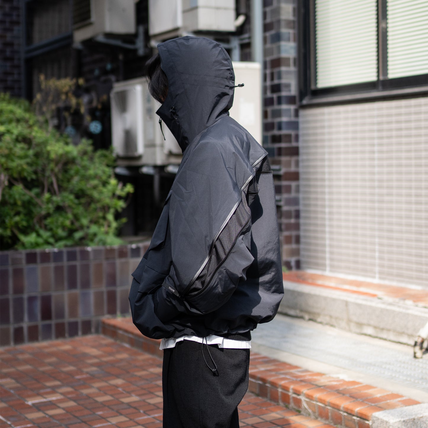 ROTOL/ VENTILATION SHELL PARKA "BLACK"