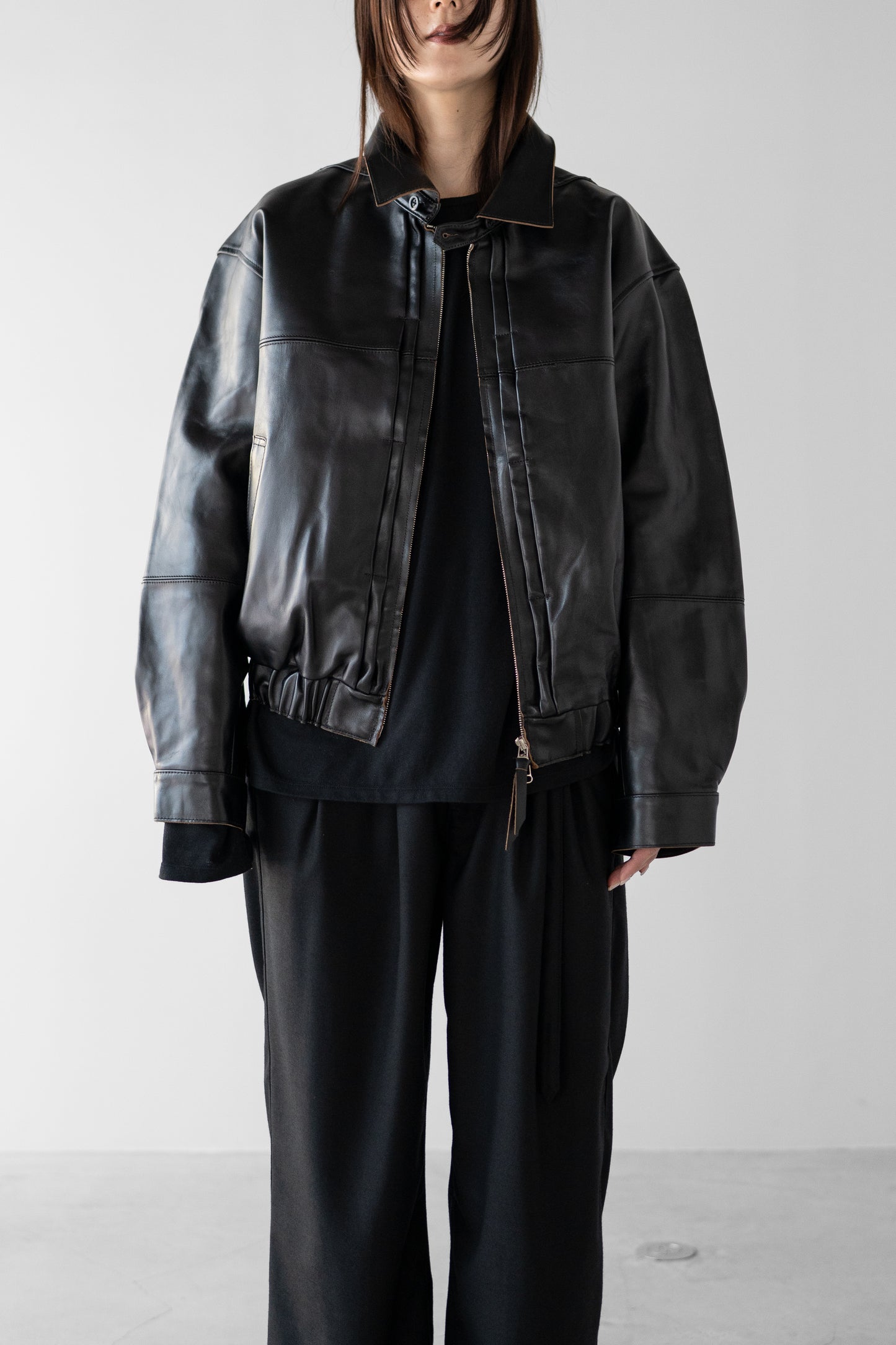 ANCELLM / H.L TUCK JACKET "BLACK"