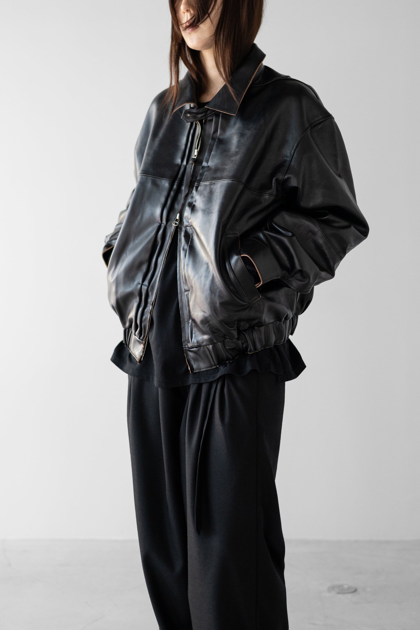 ANCELLM / H.L TUCK JACKET "BLACK"