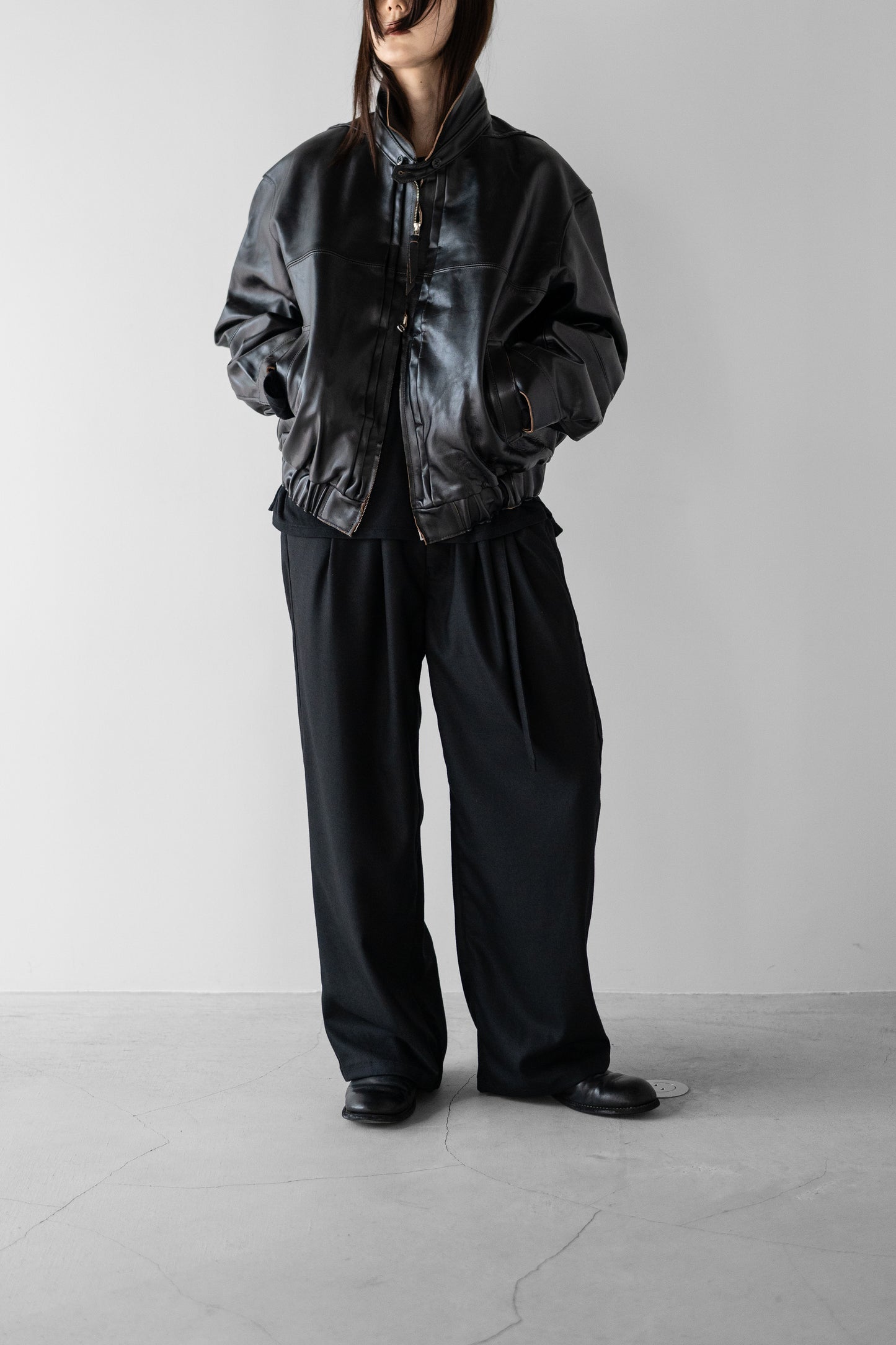ANCELLM / H.L TUCK JACKET "BLACK"