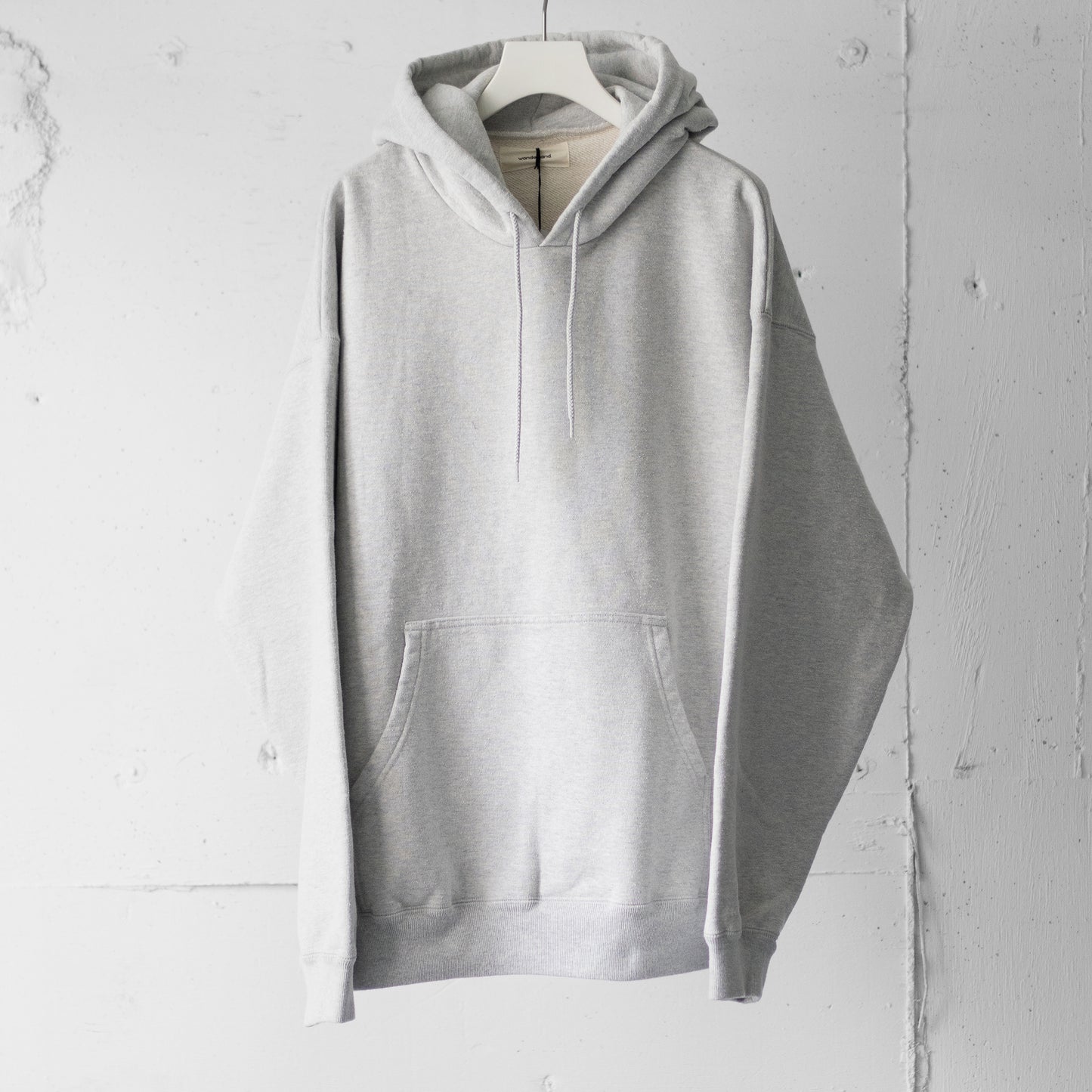 wonderland / Solid hoodie "GRAY"