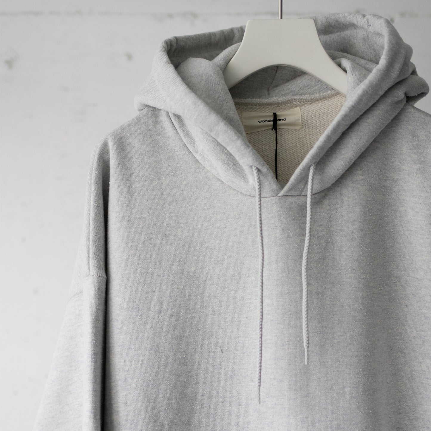 wonderland / Solid hoodie "GRAY"