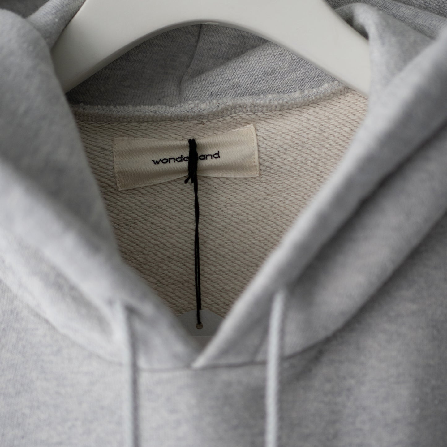 wonderland / Solid hoodie "GRAY"