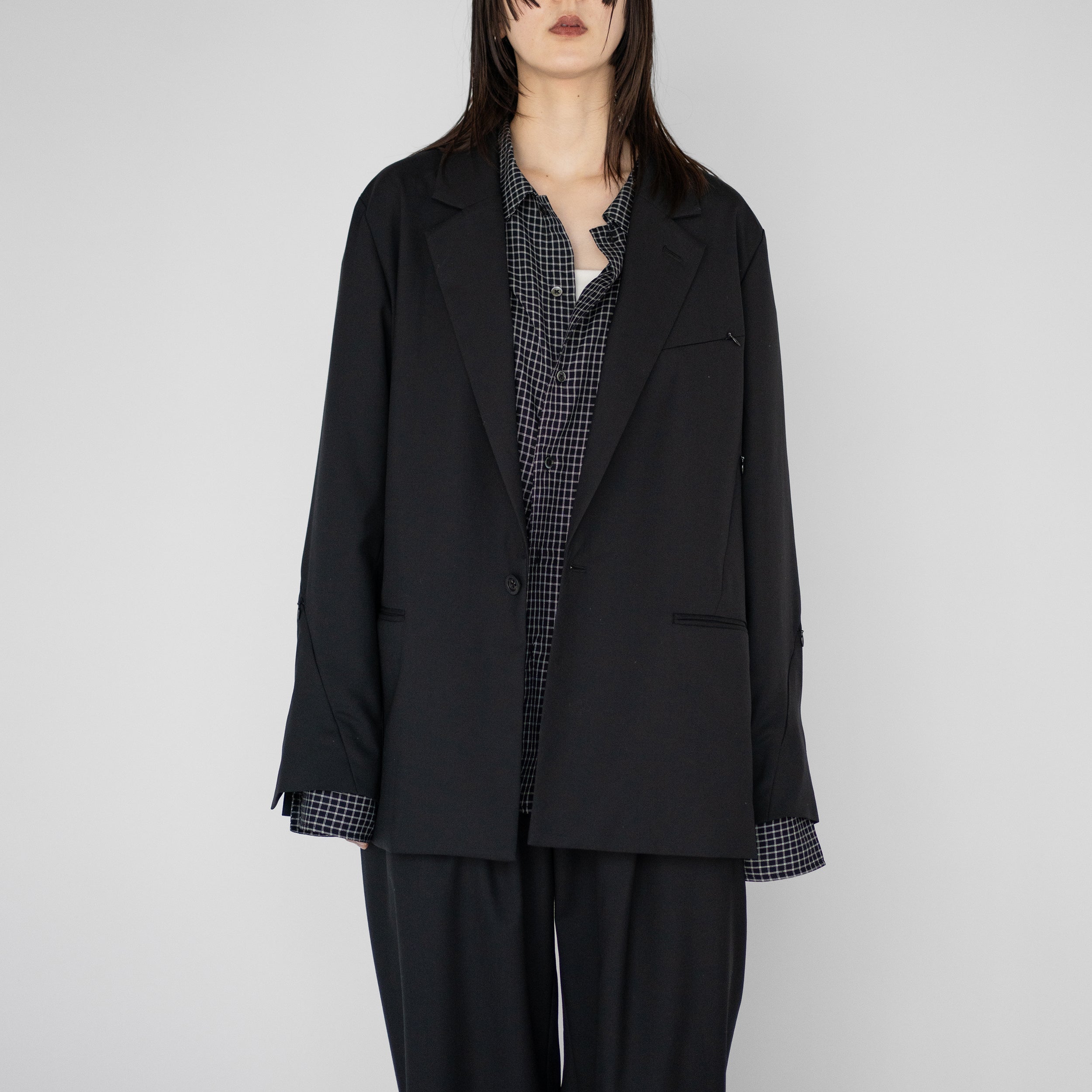 Afiit(アフィット) / RAYON CHECK SHIRT 