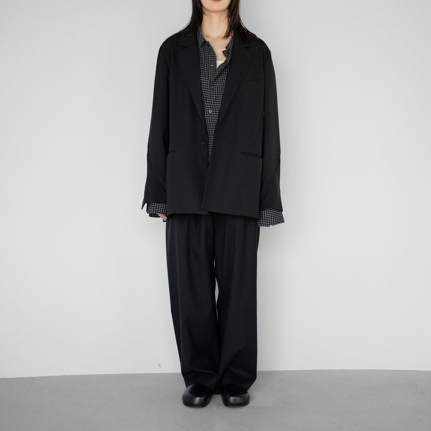 Afiit / TAILORED JACKET "BLACK"