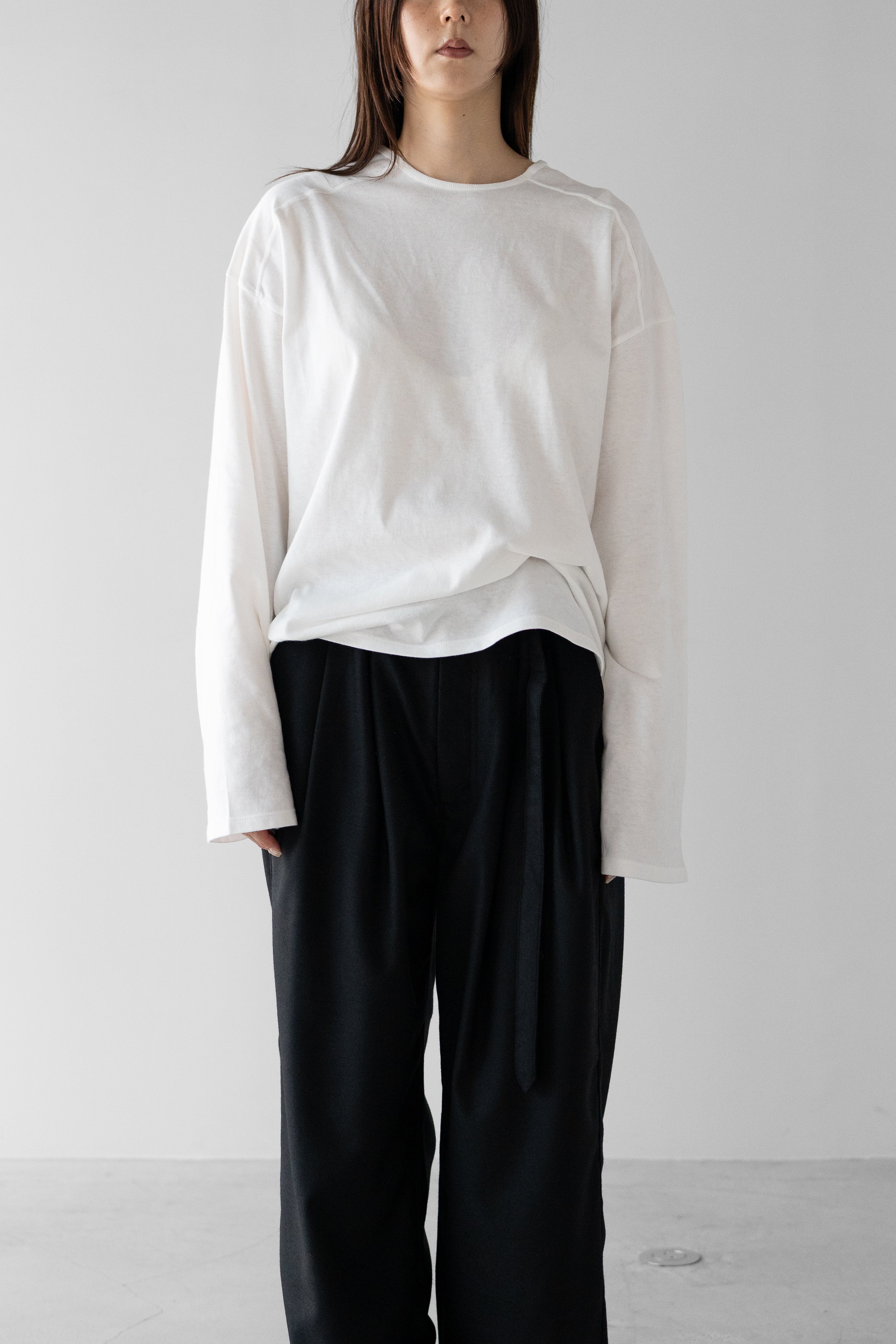 ANCELLM(アンセルム) / C/R LS T-SHIRT 