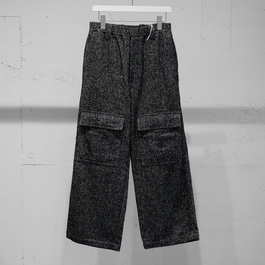 ENCOMING/ PULLCORD POCKETS TROUSER "GREY"