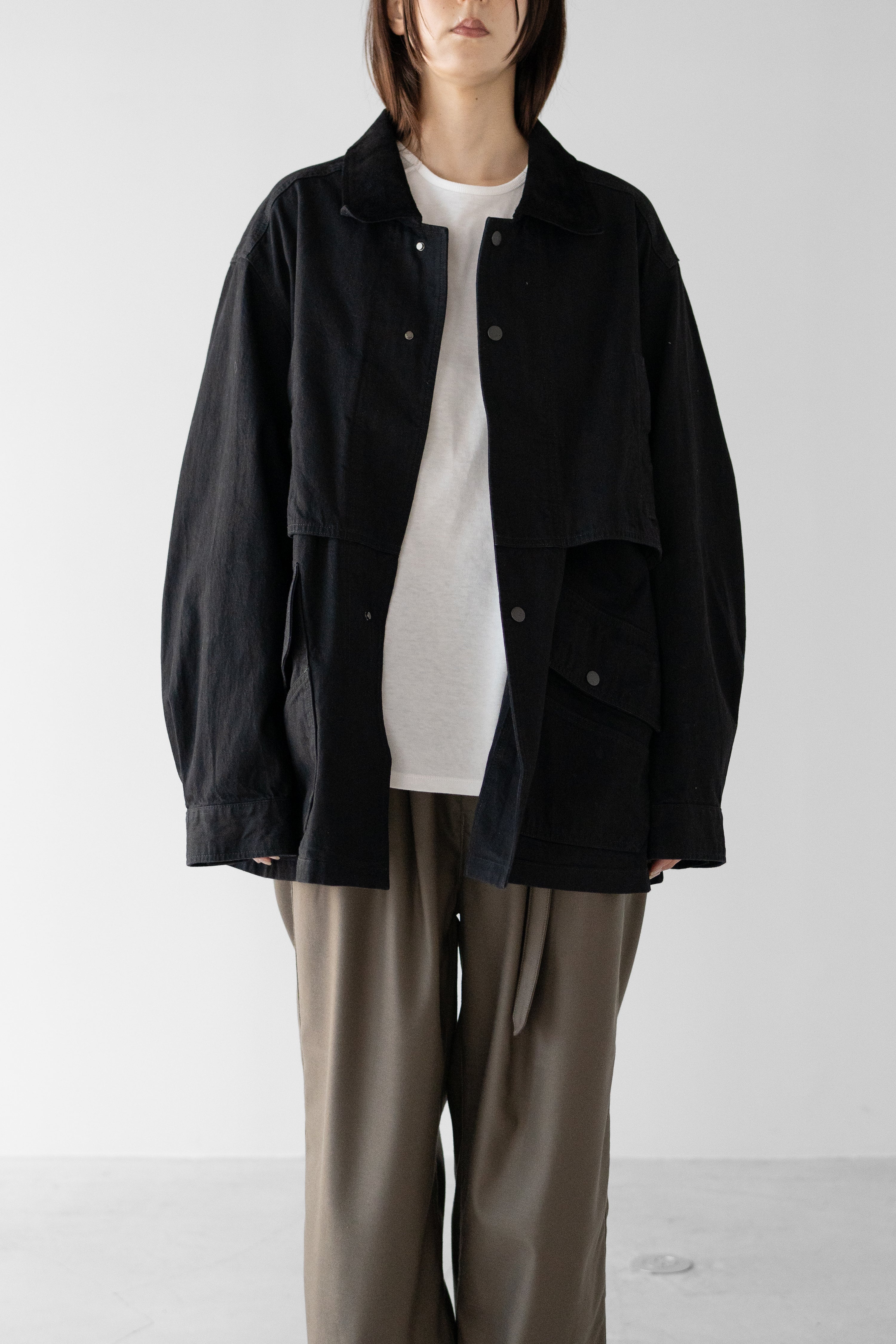ANCELLM(アンセルム) / AGING DENIM HALF JACKET 