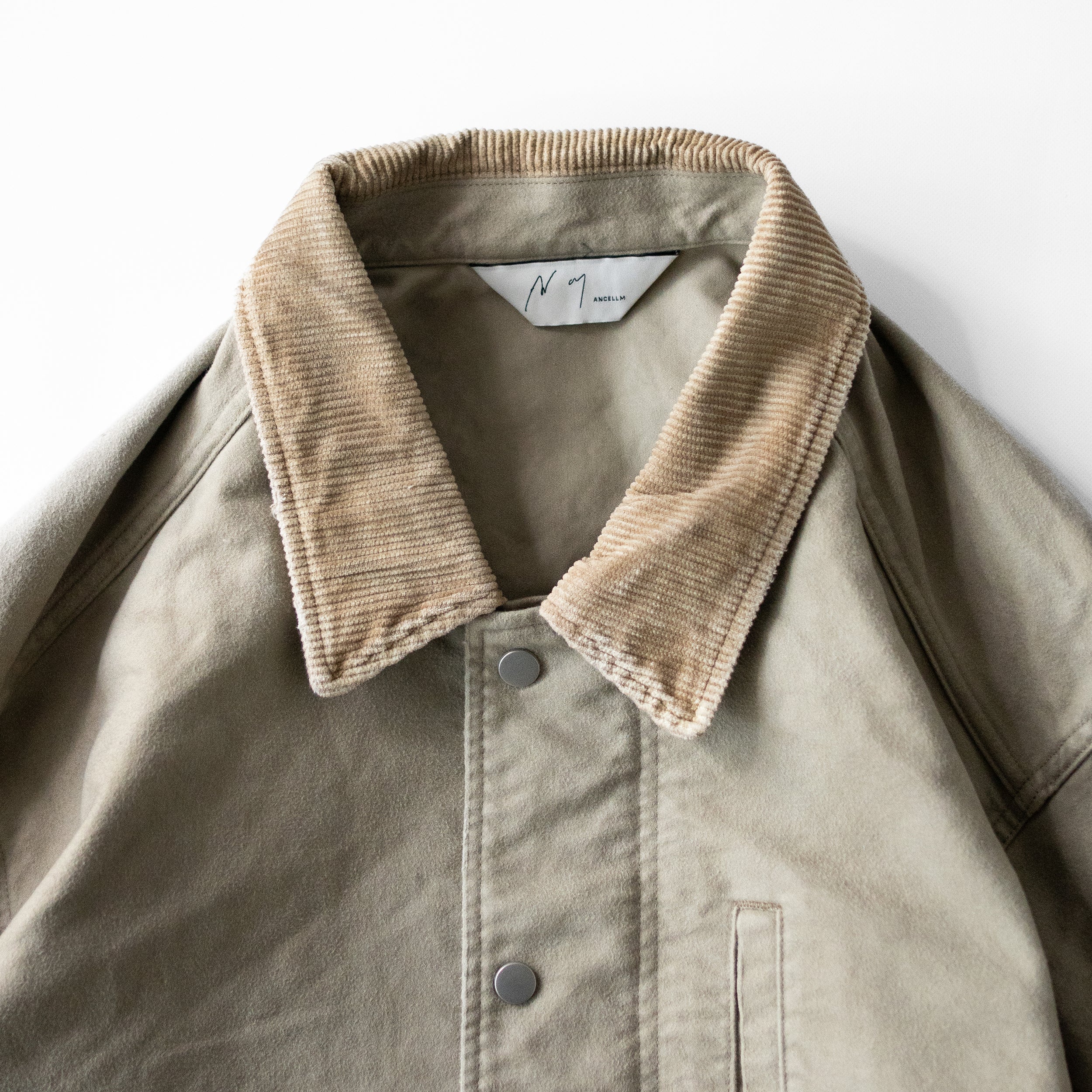 ジャケット・アウター 25AW ANCELLM MOLESKIN WORK JACKET BEIGE MOLESKIN WORK JACKET(BEIGE) – ANCELLM