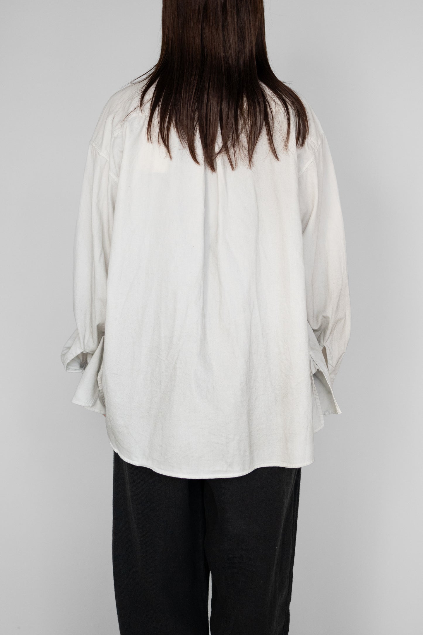 ANCELLM / L.T OZ DENIM SHIRT "G.WHITE"