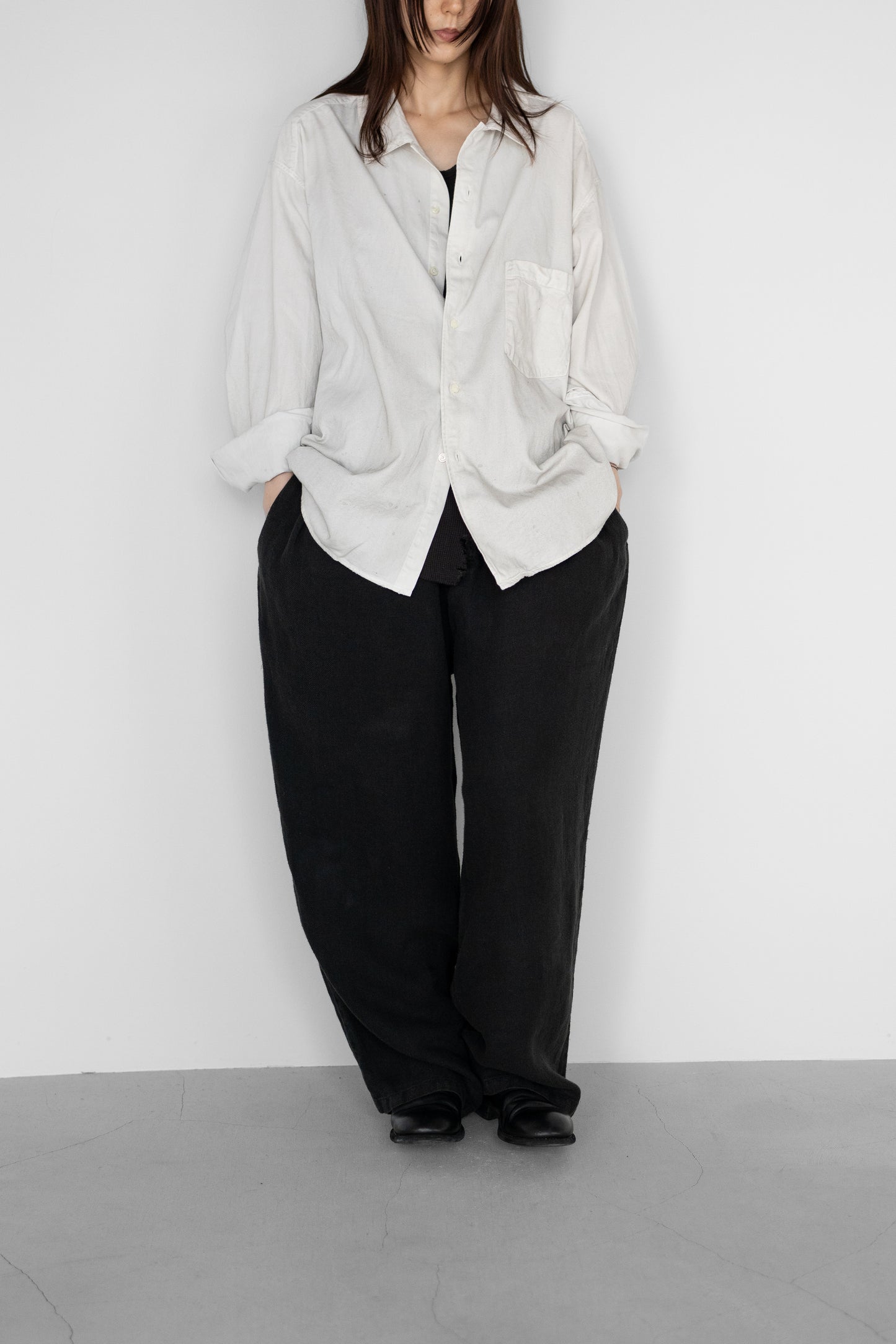 ANCELLM / L.T OZ DENIM SHIRT "G.WHITE"