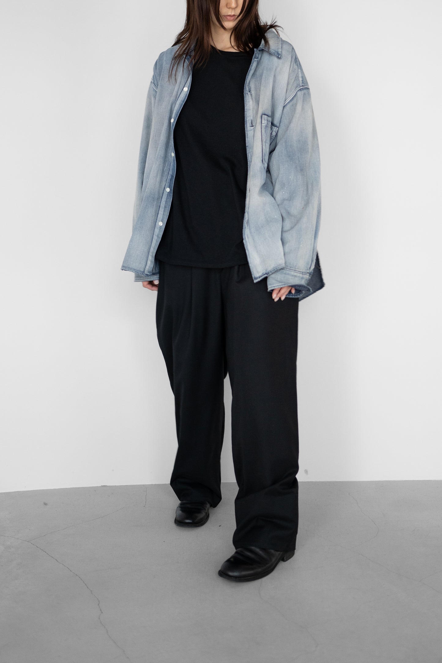 ANCELLM / L.T OZ DENIM SHIRT "INDIGO"
