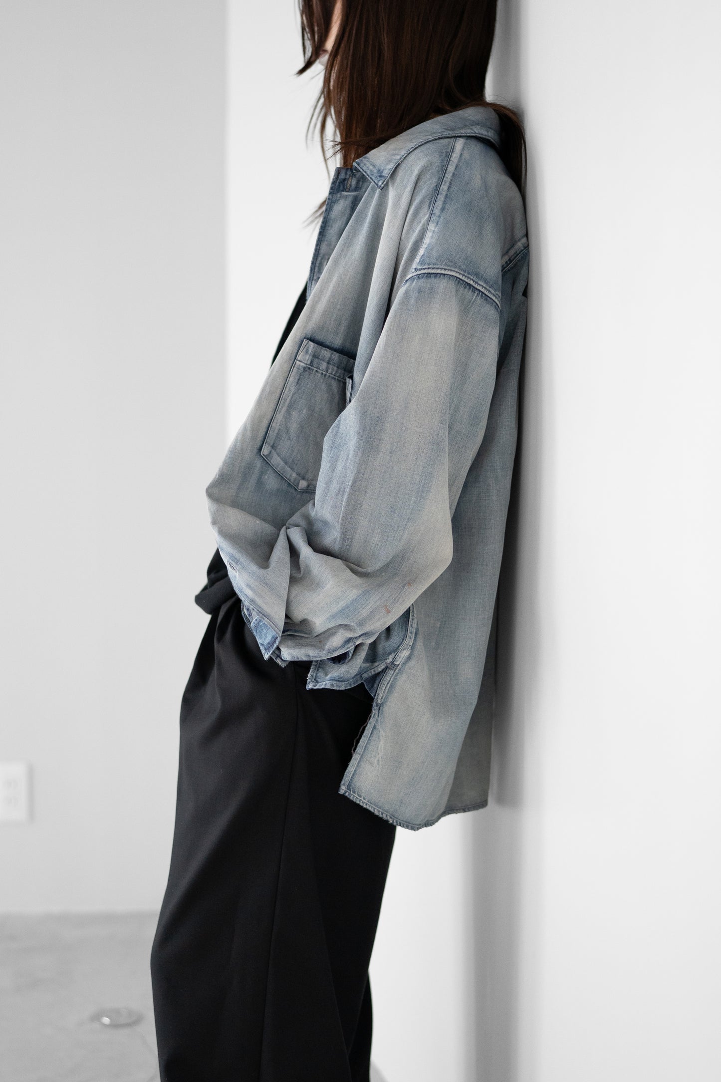 ANCELLM / L.T OZ DENIM SHIRT "INDIGO"