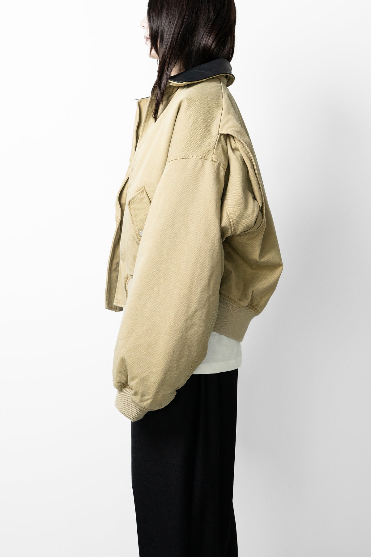 ROTOL/ Sulfur Dye Twill Work Blouson "KHAKI"