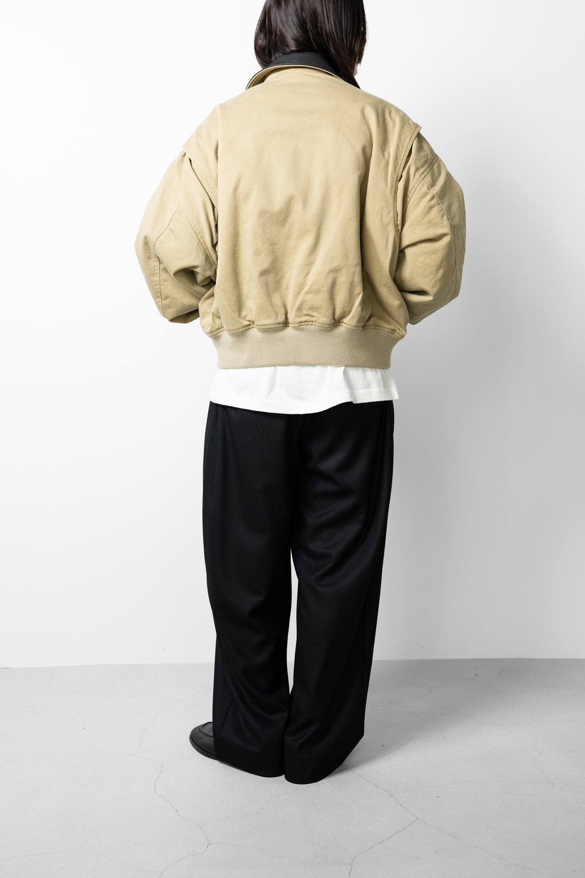 ROTOL/ Sulfur Dye Twill Work Blouson "KHAKI"
