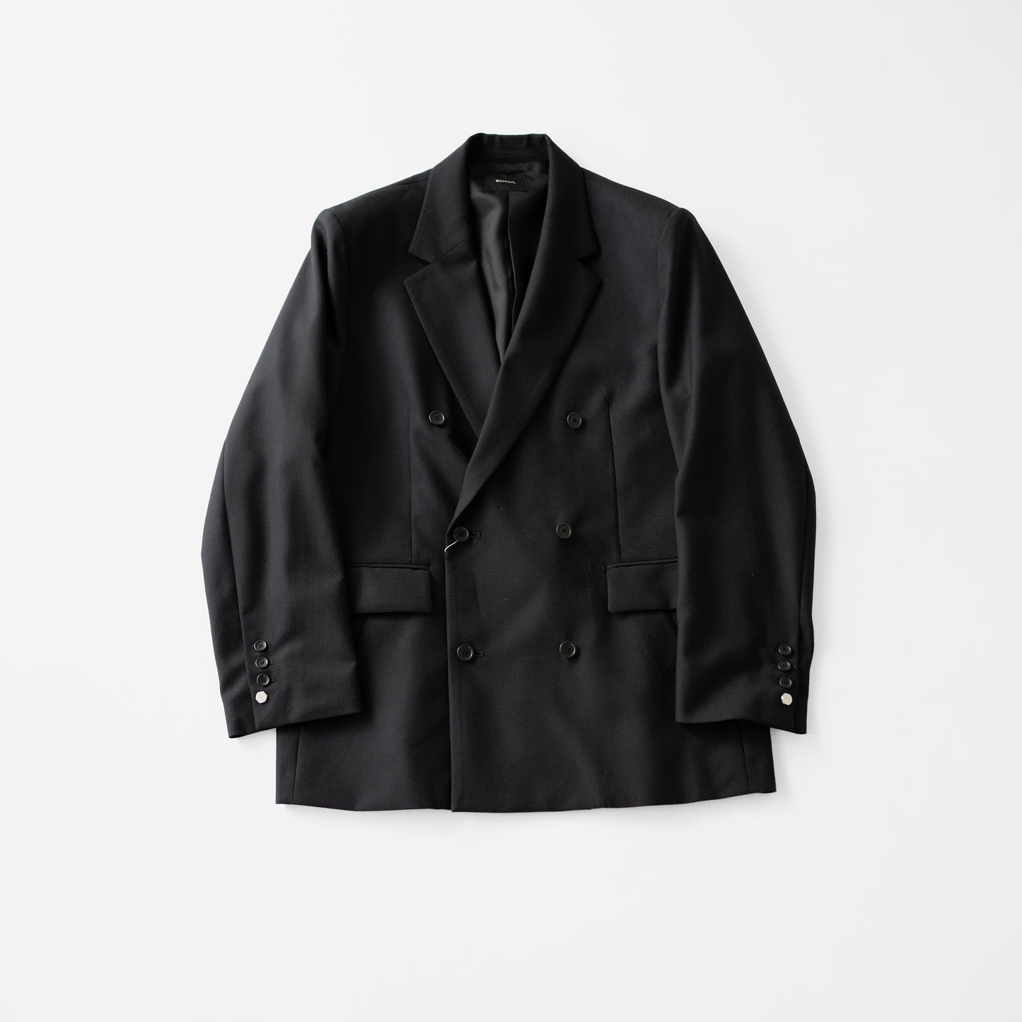 ROTOL/ DOUBLE TAILORED JACKET "BLACK"