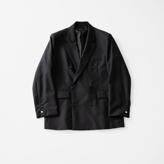 ROTOL/ DOUBLE TAILORED JACKET "BLACK"