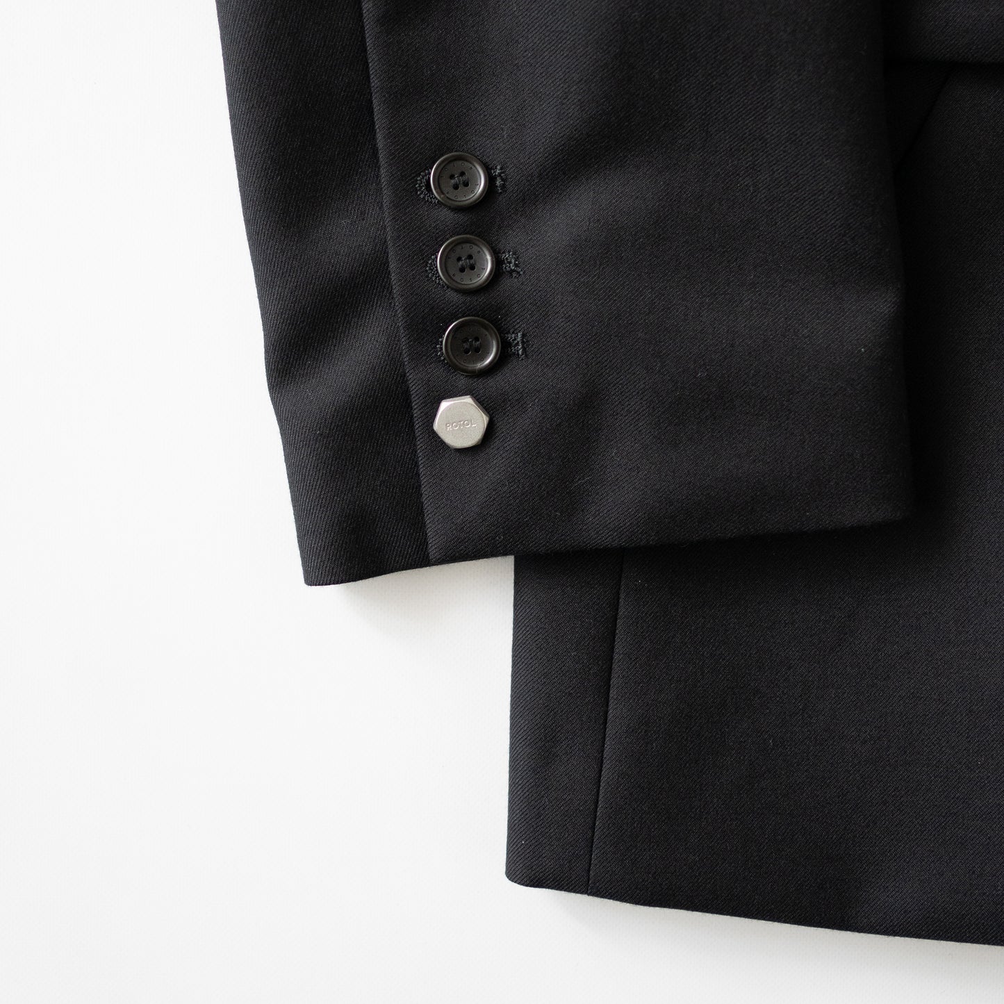 ROTOL/ DOUBLE TAILORED JACKET "BLACK"