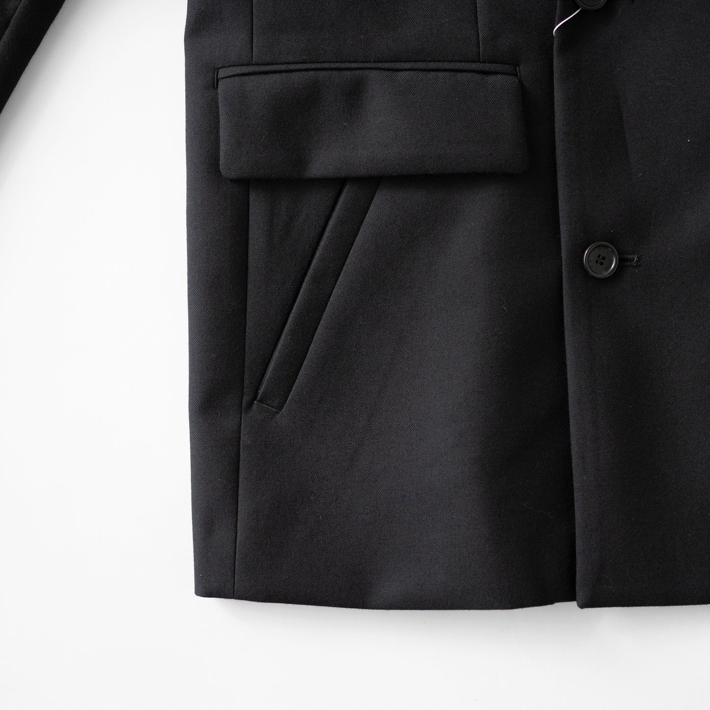 ROTOL/ DOUBLE TAILORED JACKET "BLACK"