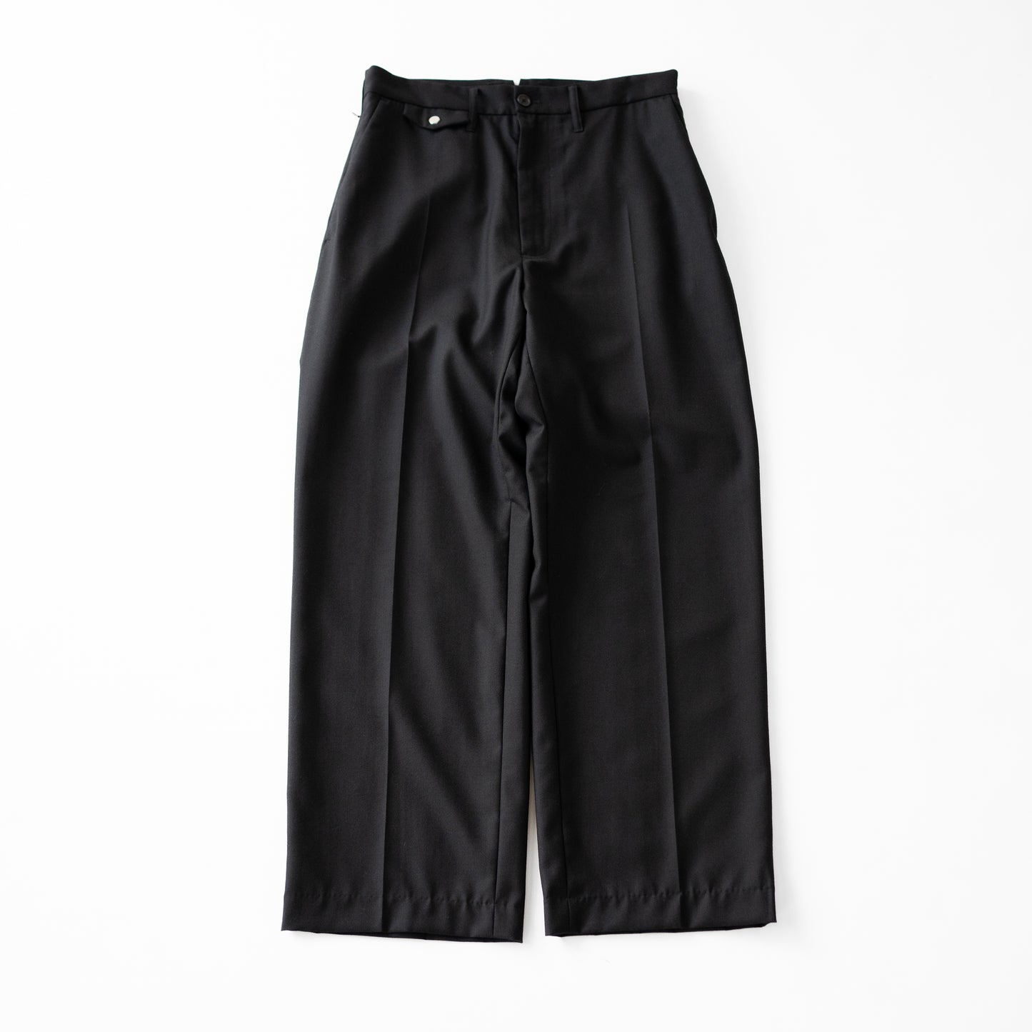 ROTOL/ SUPER HIGH WAIST SLACKS "BLACK"