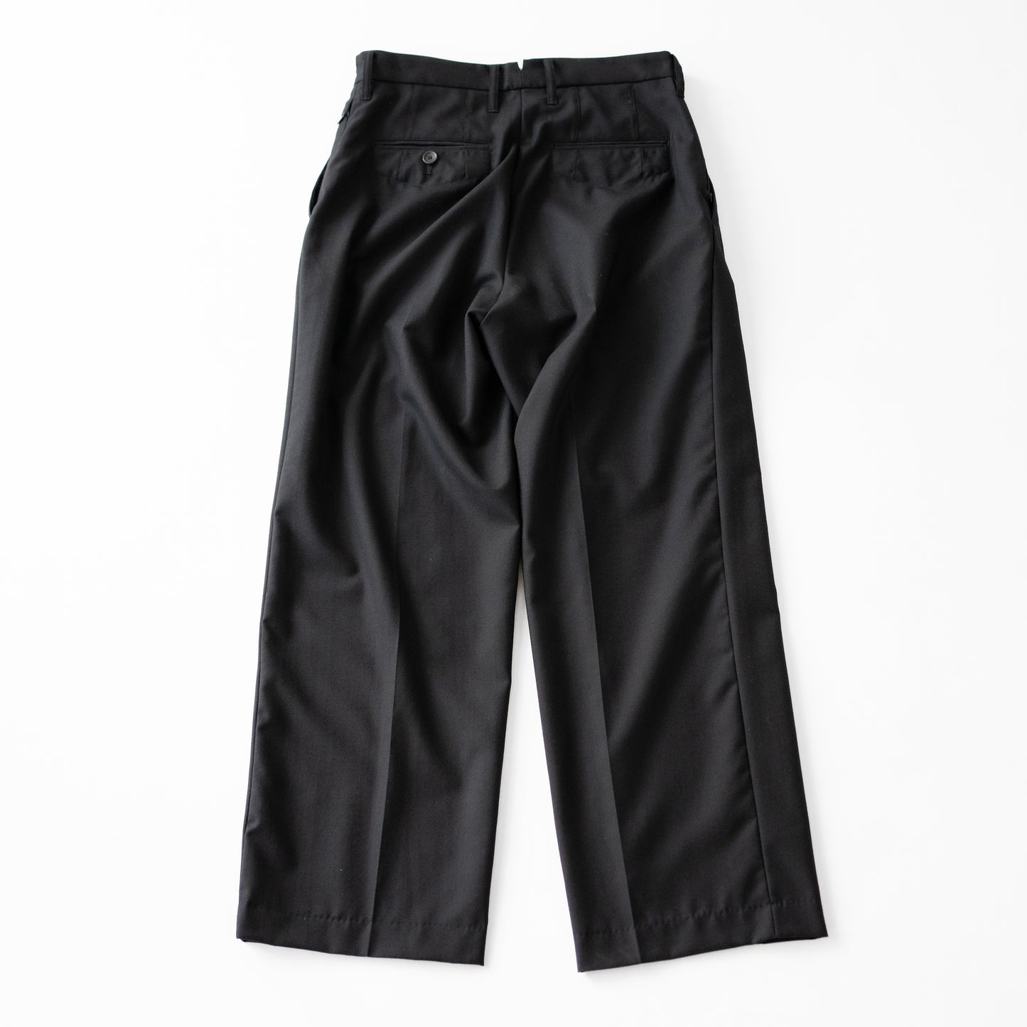 ROTOL/ SUPER HIGH WAIST SLACKS "BLACK"