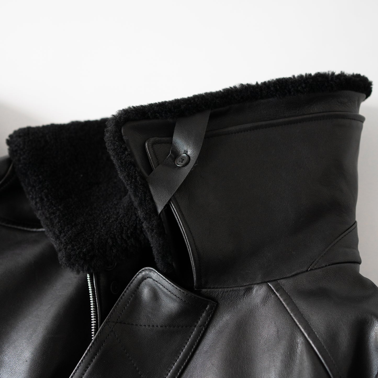 Afiit / LEATHER JACKET "BLACK"