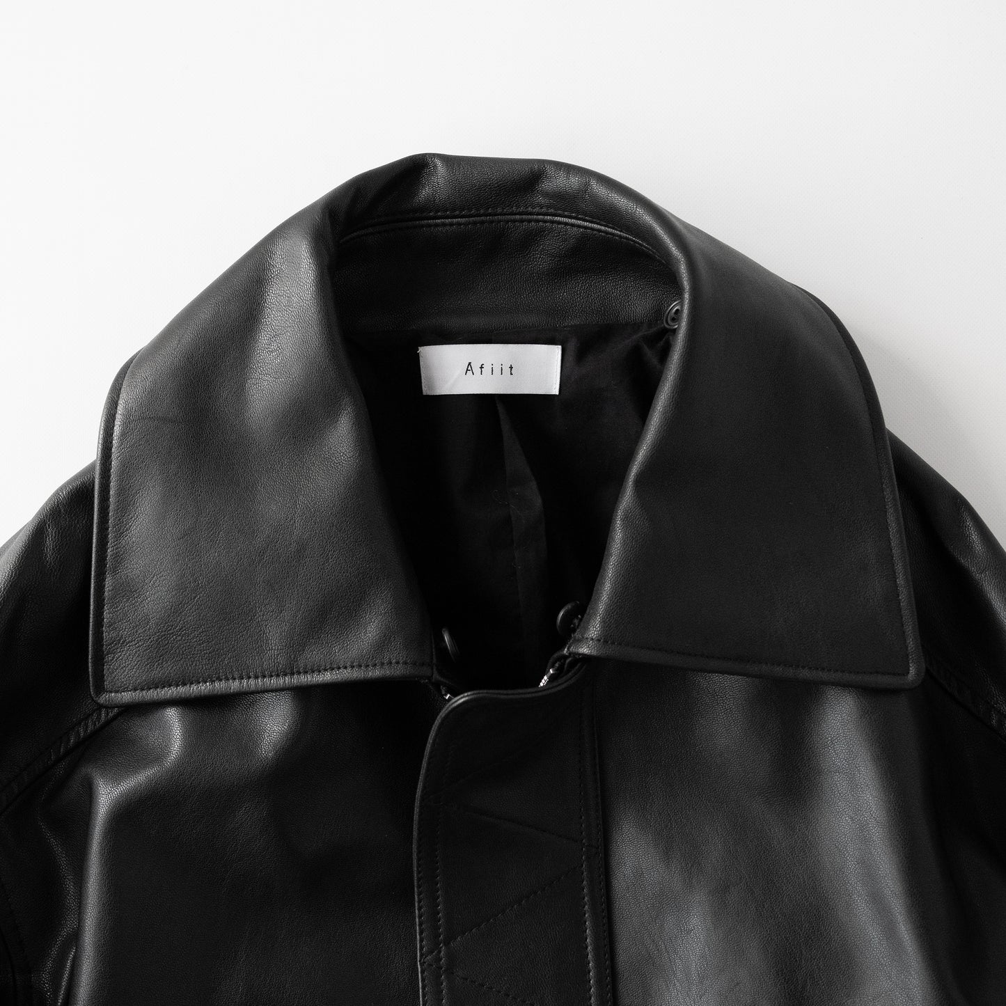 Afiit / LEATHER JACKET "BLACK"