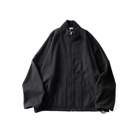 Blanc YM/ CASHMERE ZIP JACKET "BLACK"