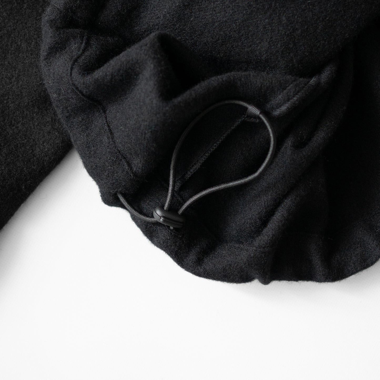 Blanc YM/ CASHMERE ZIP JACKET "BLACK"