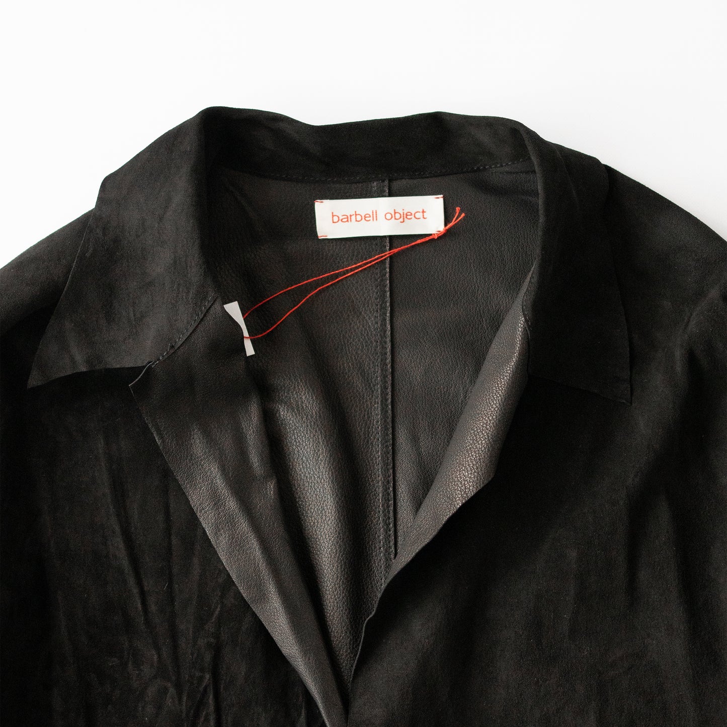 barbell object / leather 3b sh "black"