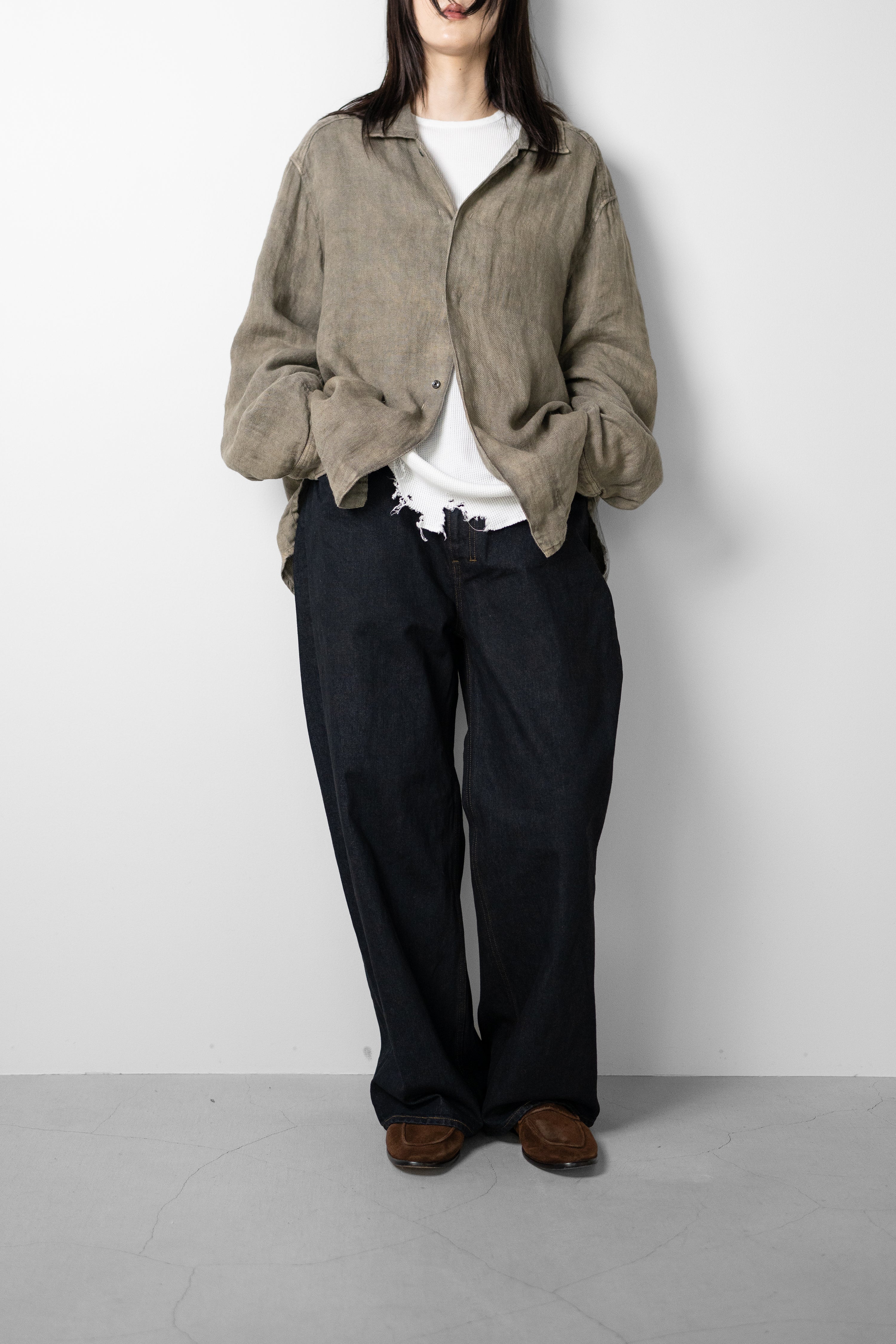 ANCELLM(アンセルム) / STRAIGHT WIDE DENIM PANTS OW 