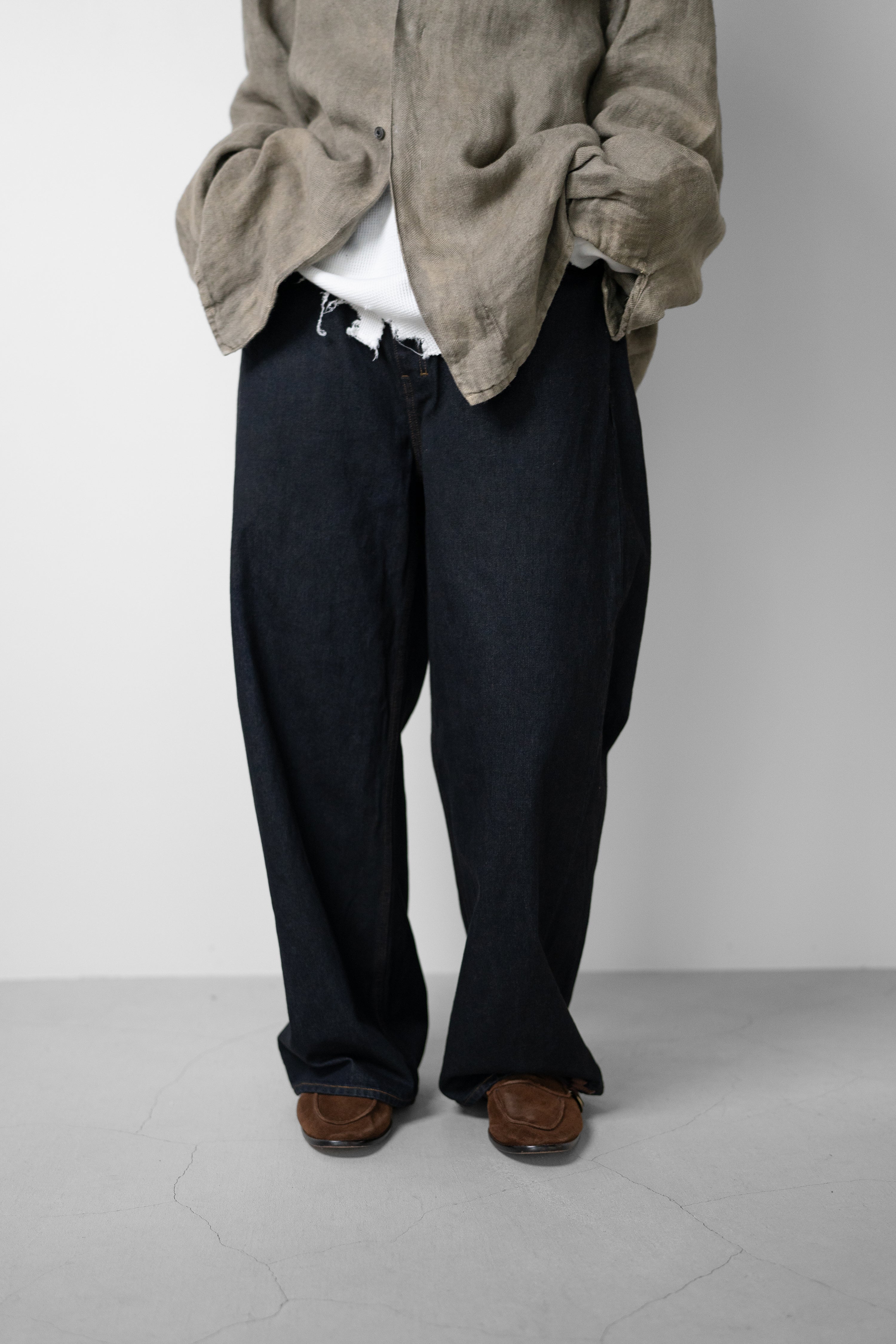 ANCELLM(アンセルム) / STRAIGHT WIDE DENIM PANTS OW 